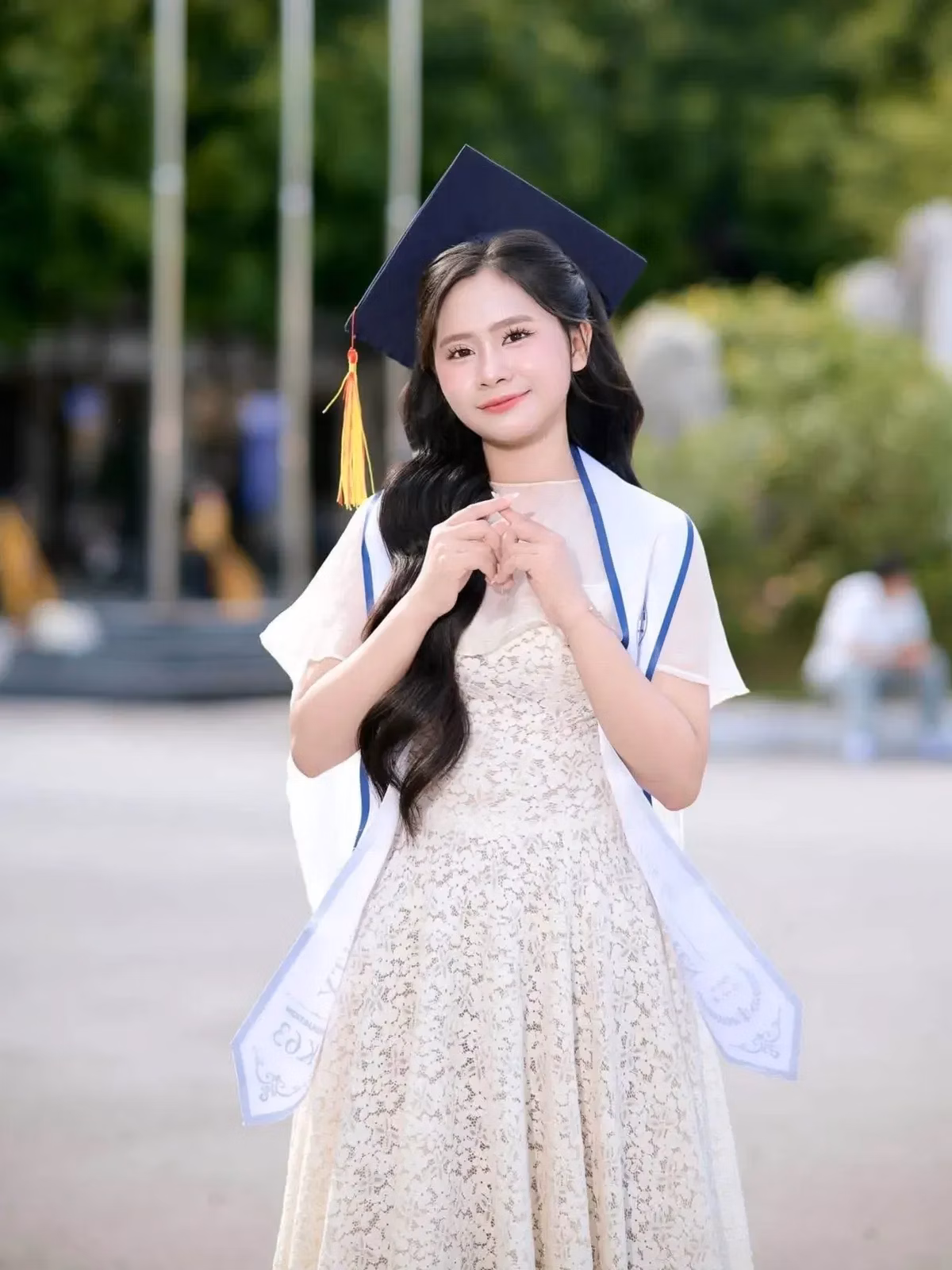 Sò Vintage House V487 AULERA đầm ren hoa đính kết 2