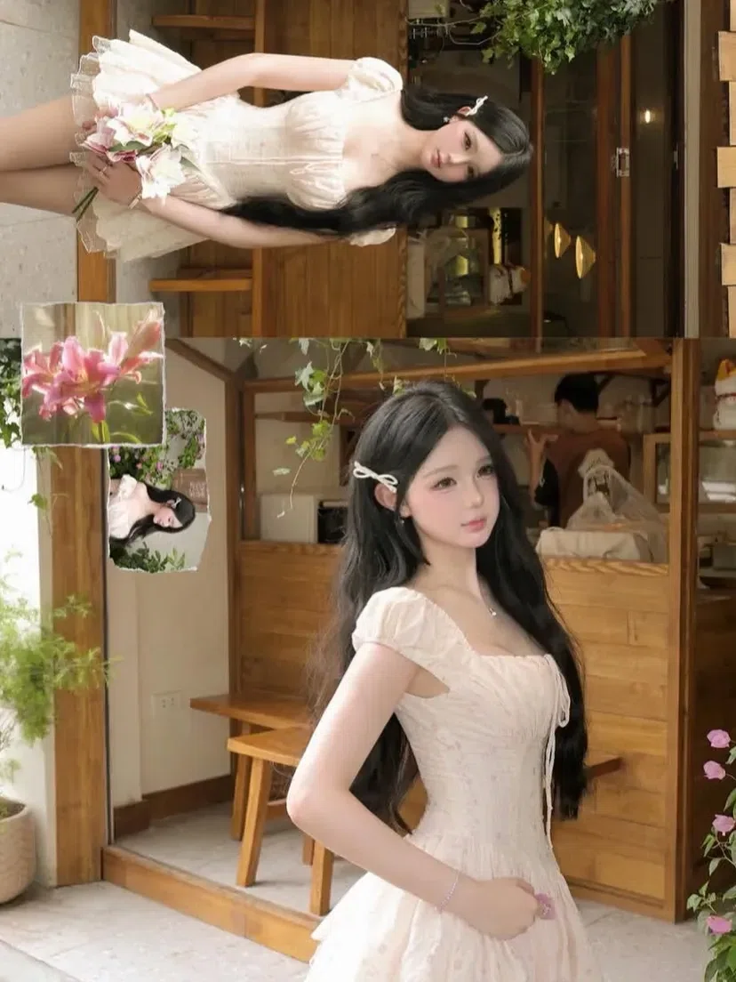 c.layclothing_official V536 Flora Dress clay 5