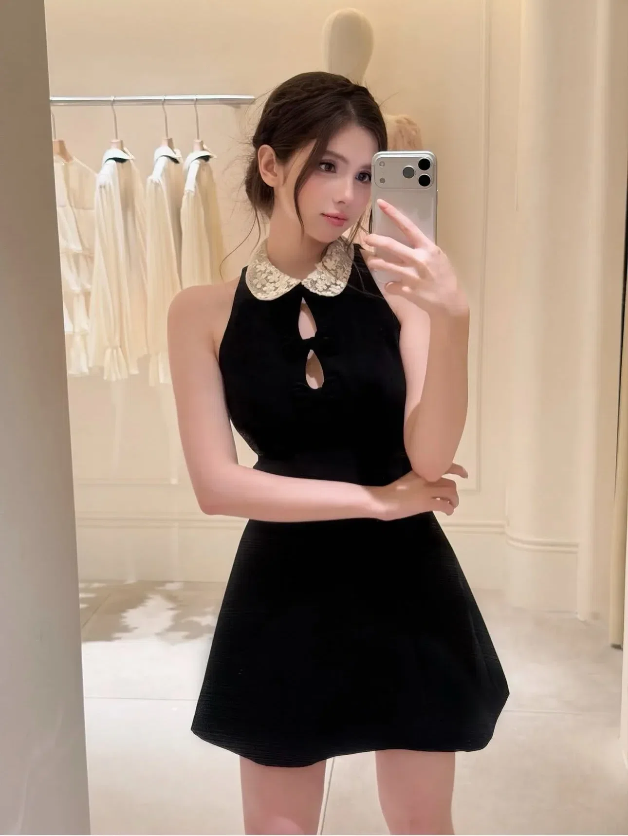 Mally set | JOIE DES ROSE (Váy + cardigan) 2