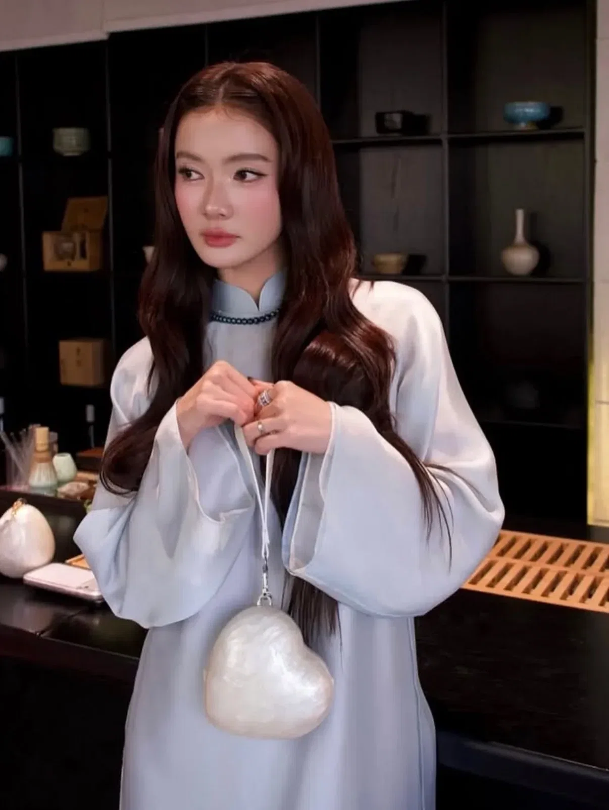 Áo dài Vân Nhã - size M fit M, L 16