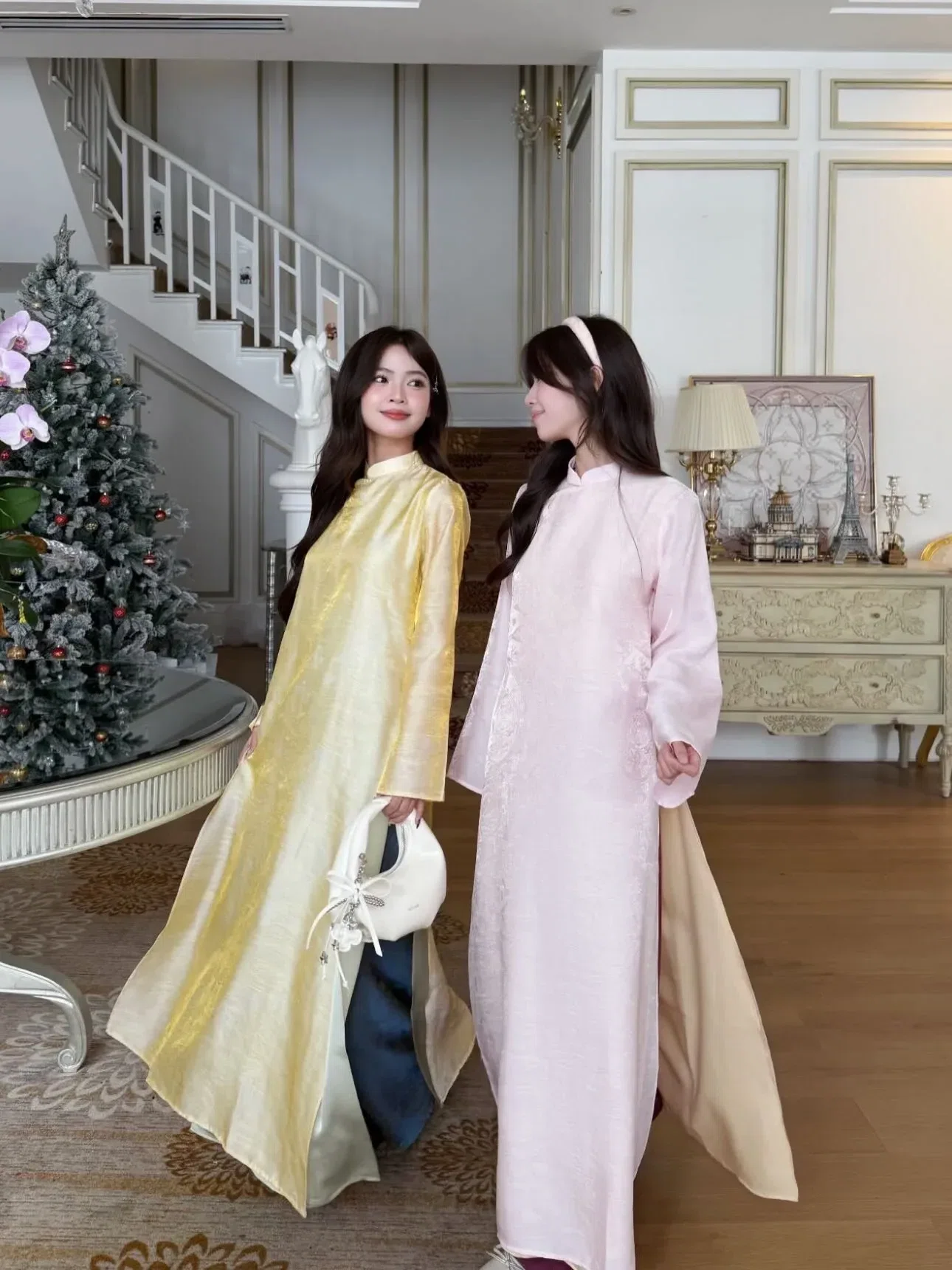 Wepretty - Áo dài TẰM size S 2