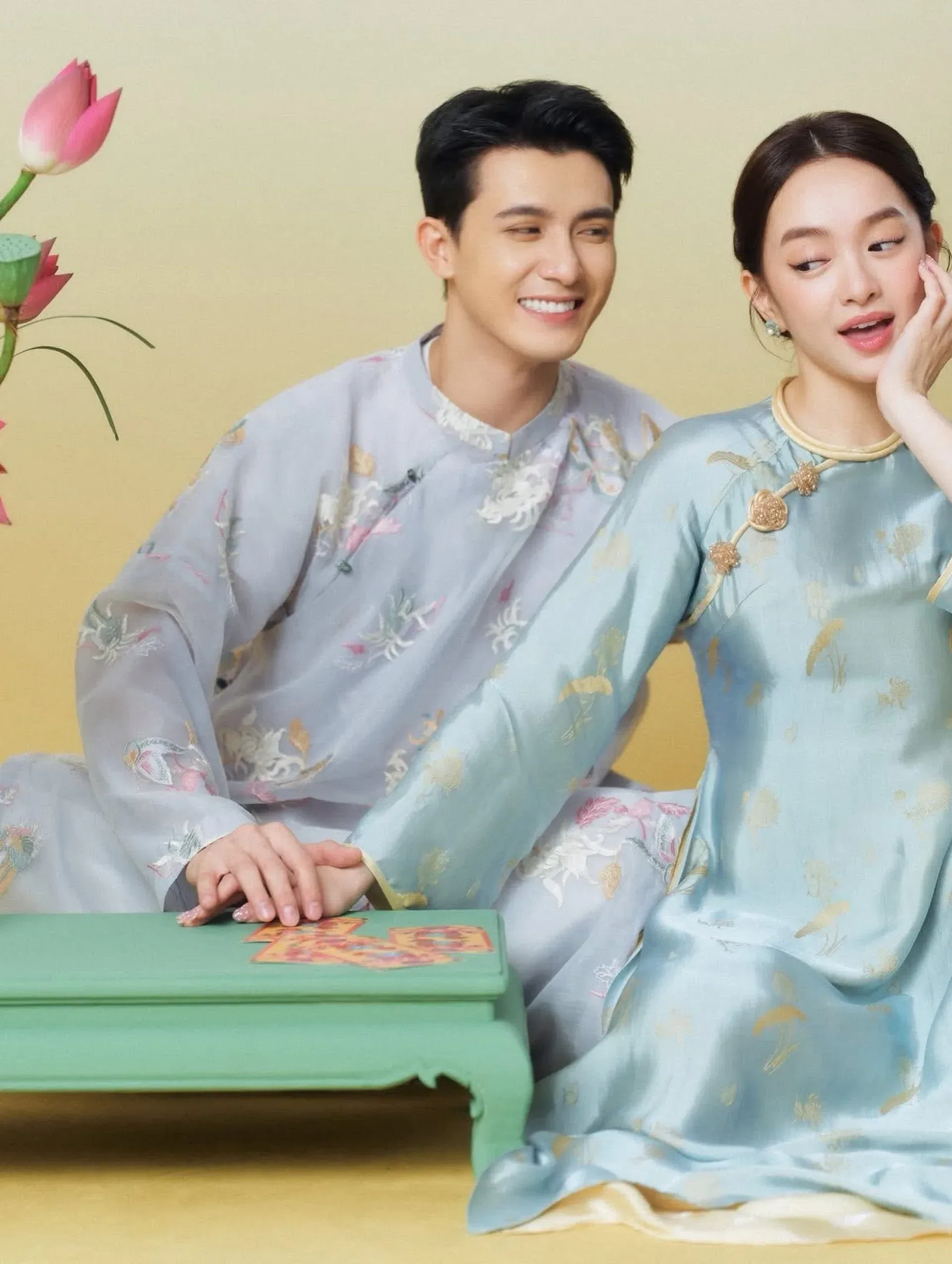 ÁO DÀI LAM size M 9