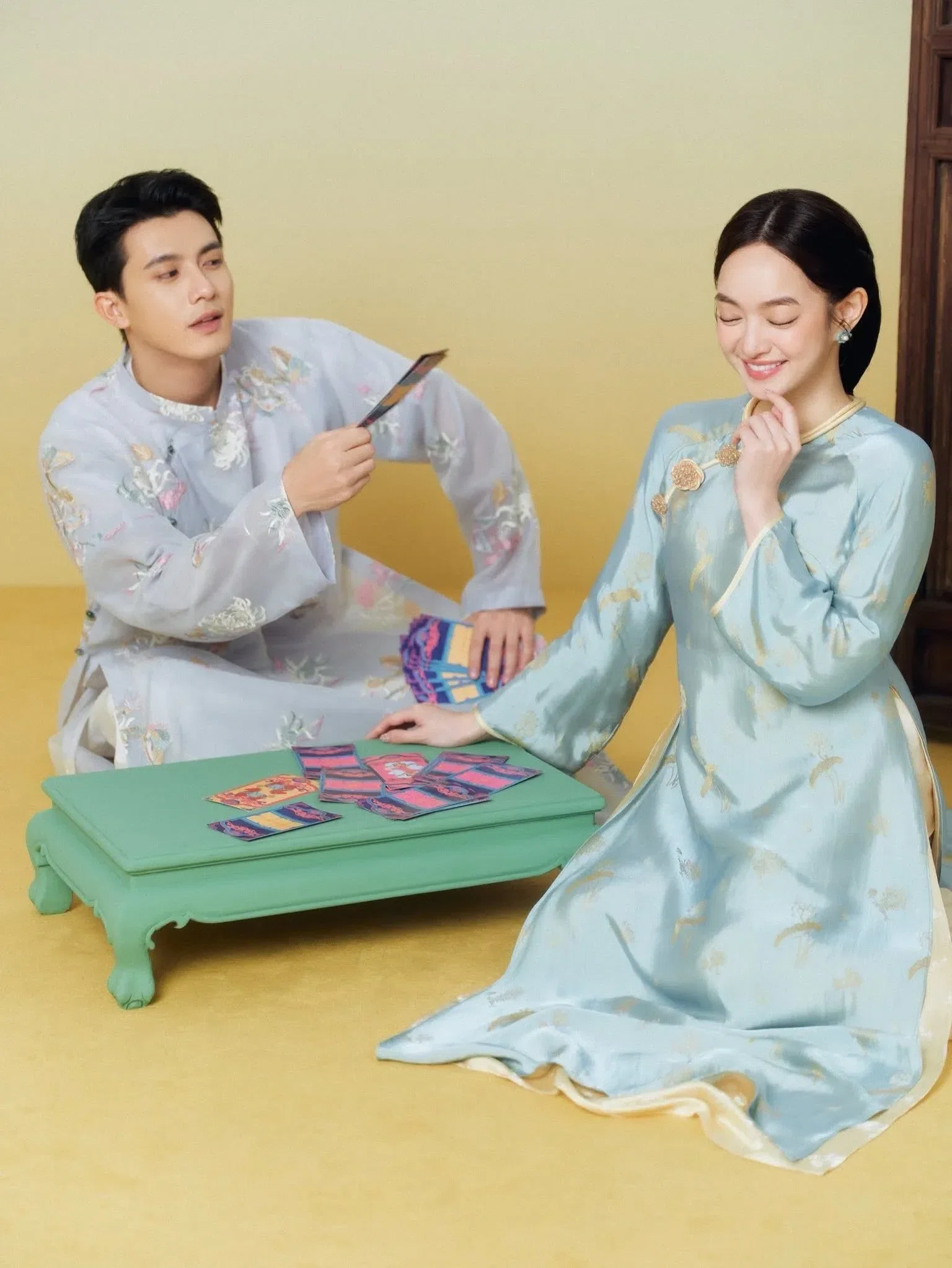 ÁO DÀI LAM size M 7