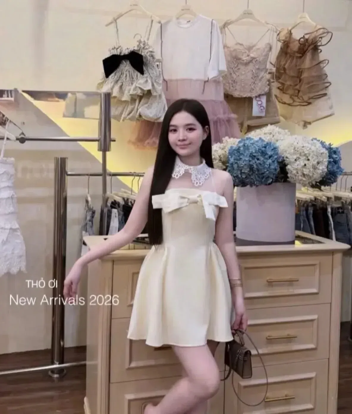 ĐẦM NƠ CỔ REN ( kèm bảo hộ) 7