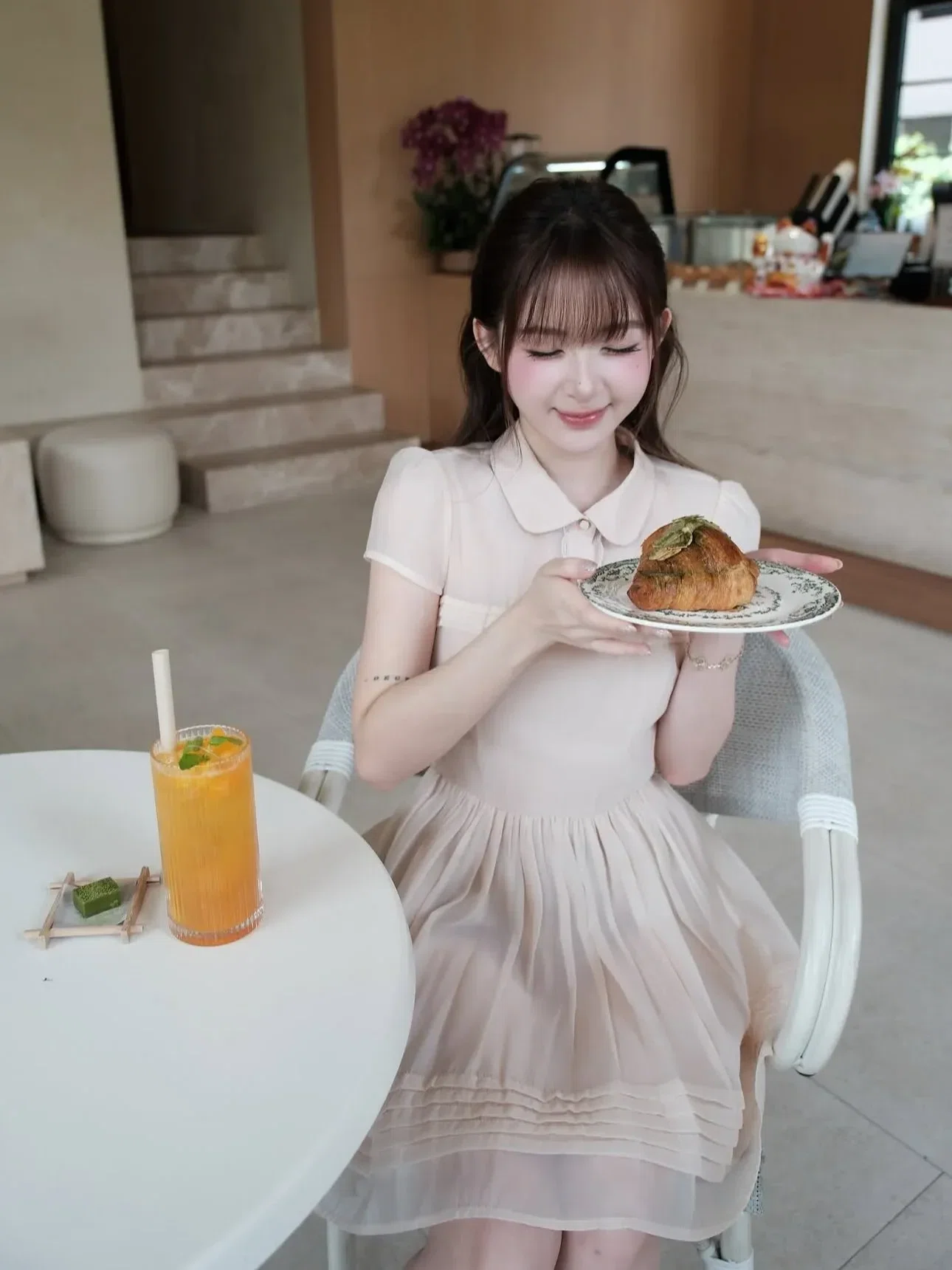 Será Váy cổ sen 1