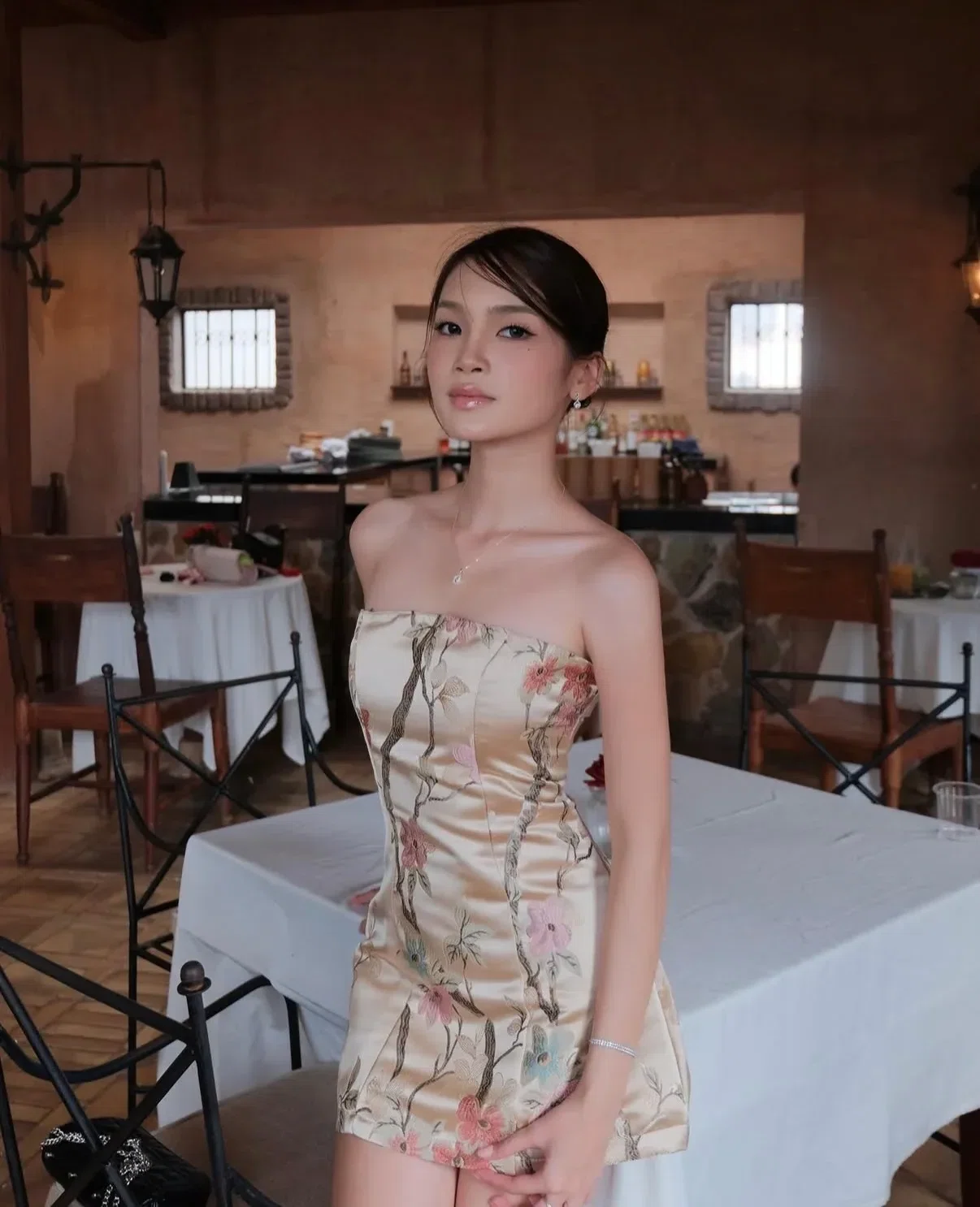 Champagne Dress - size L 4