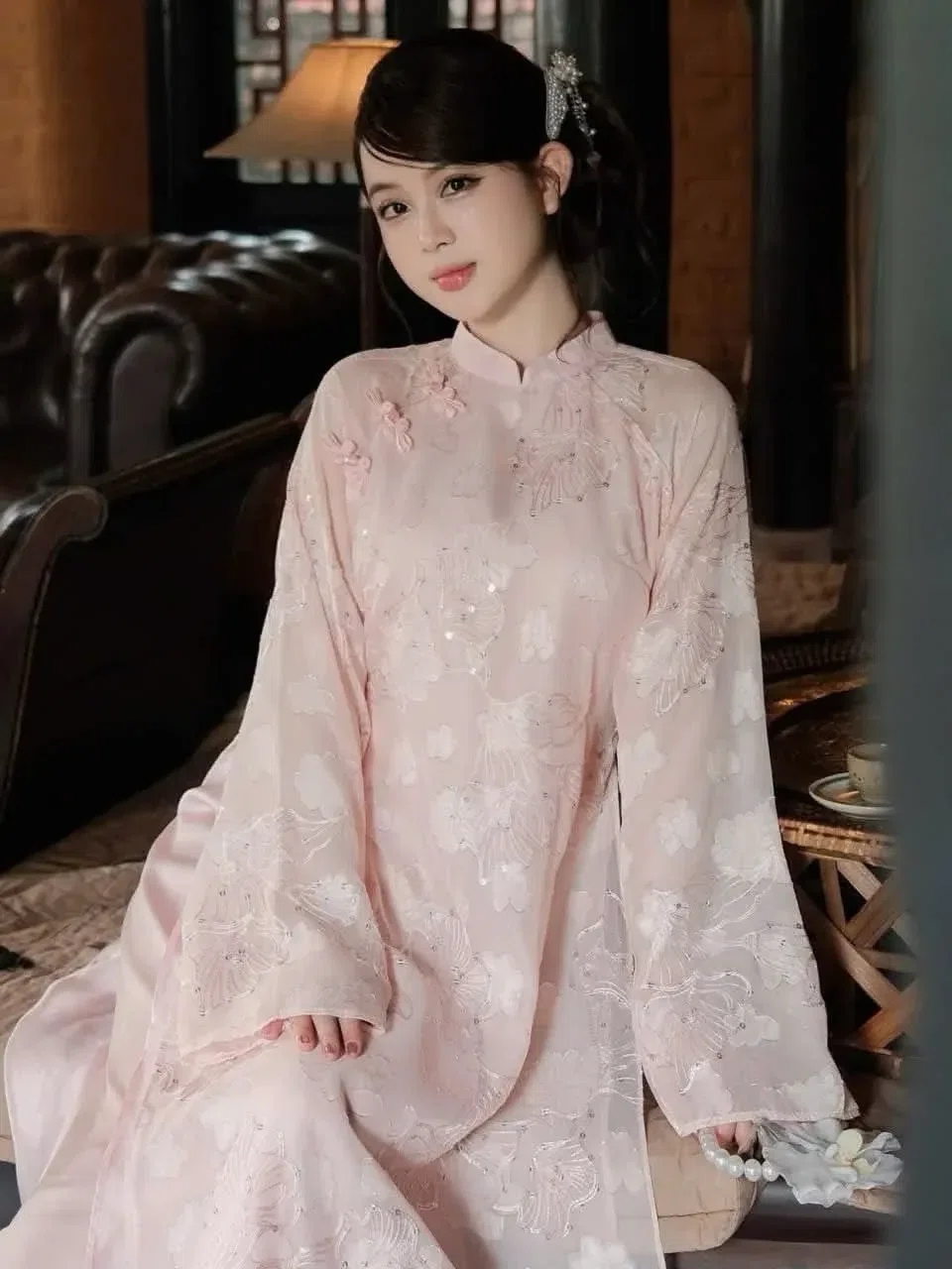 Áo dài chính chủ gia 🌰 tội gì mua gần chẹooo 🎀 2