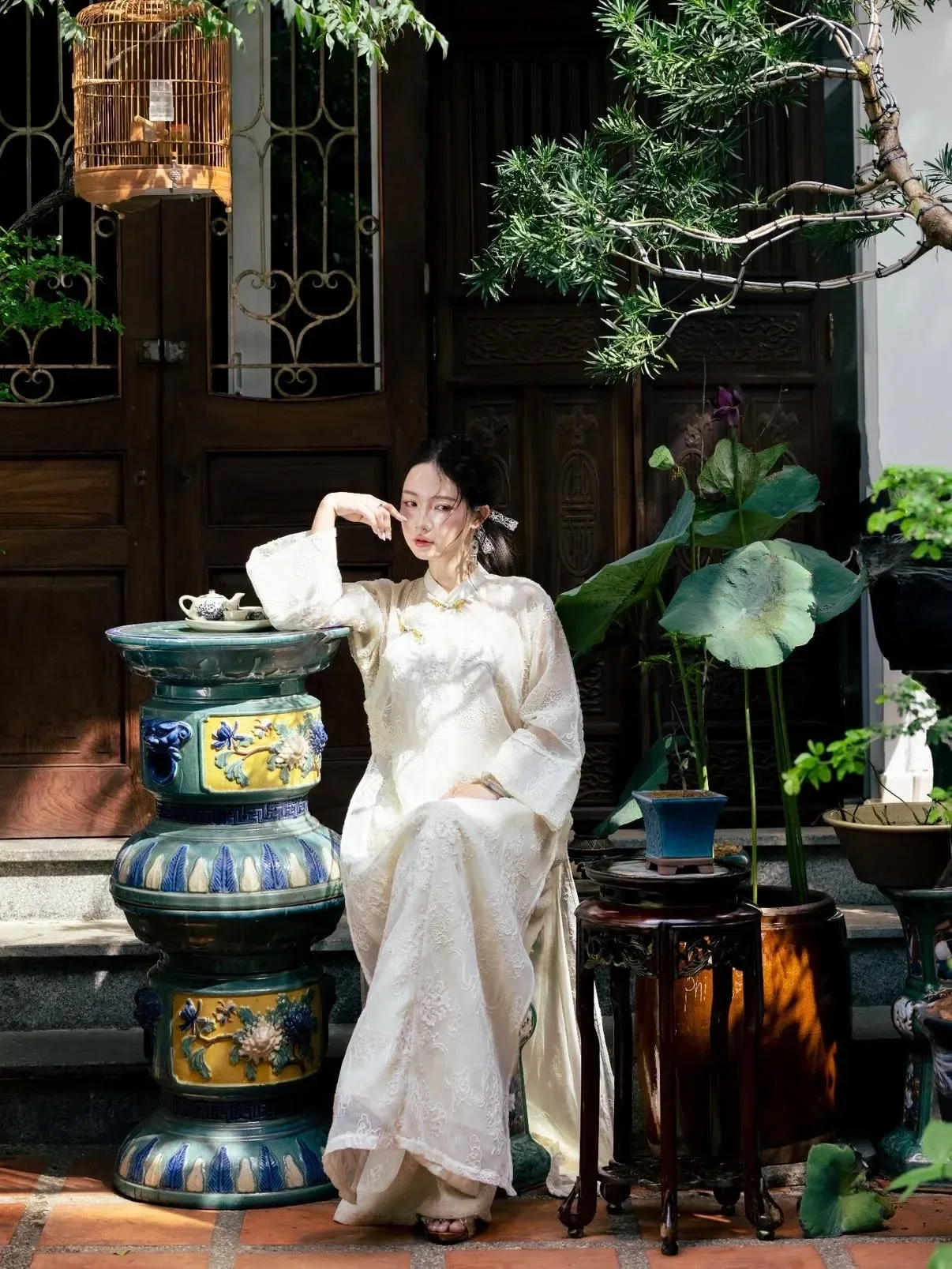 Áo dài Kiều Khổng - size L 5