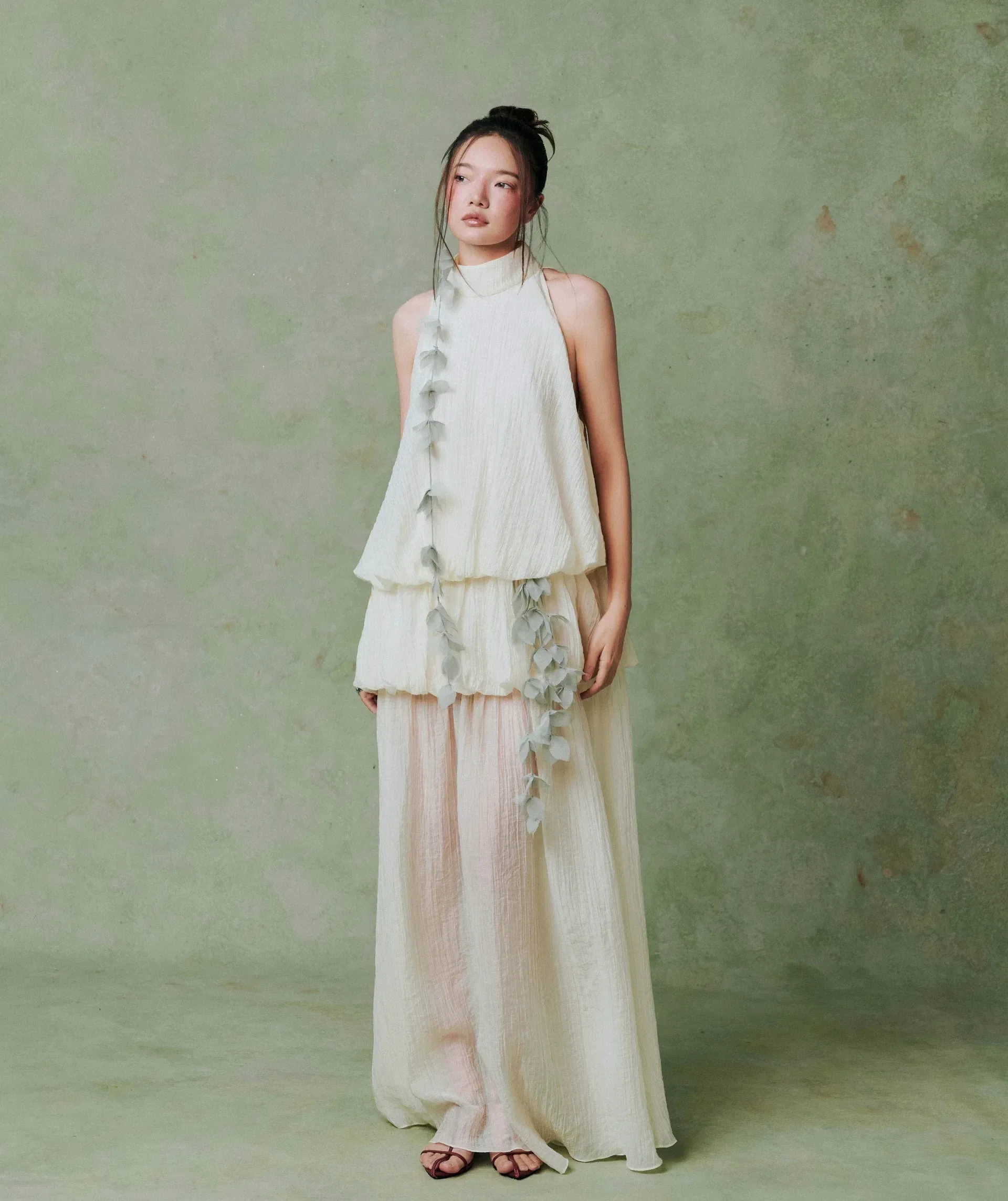 Đầm Bích kem - size L (ngực 88-92) 12
