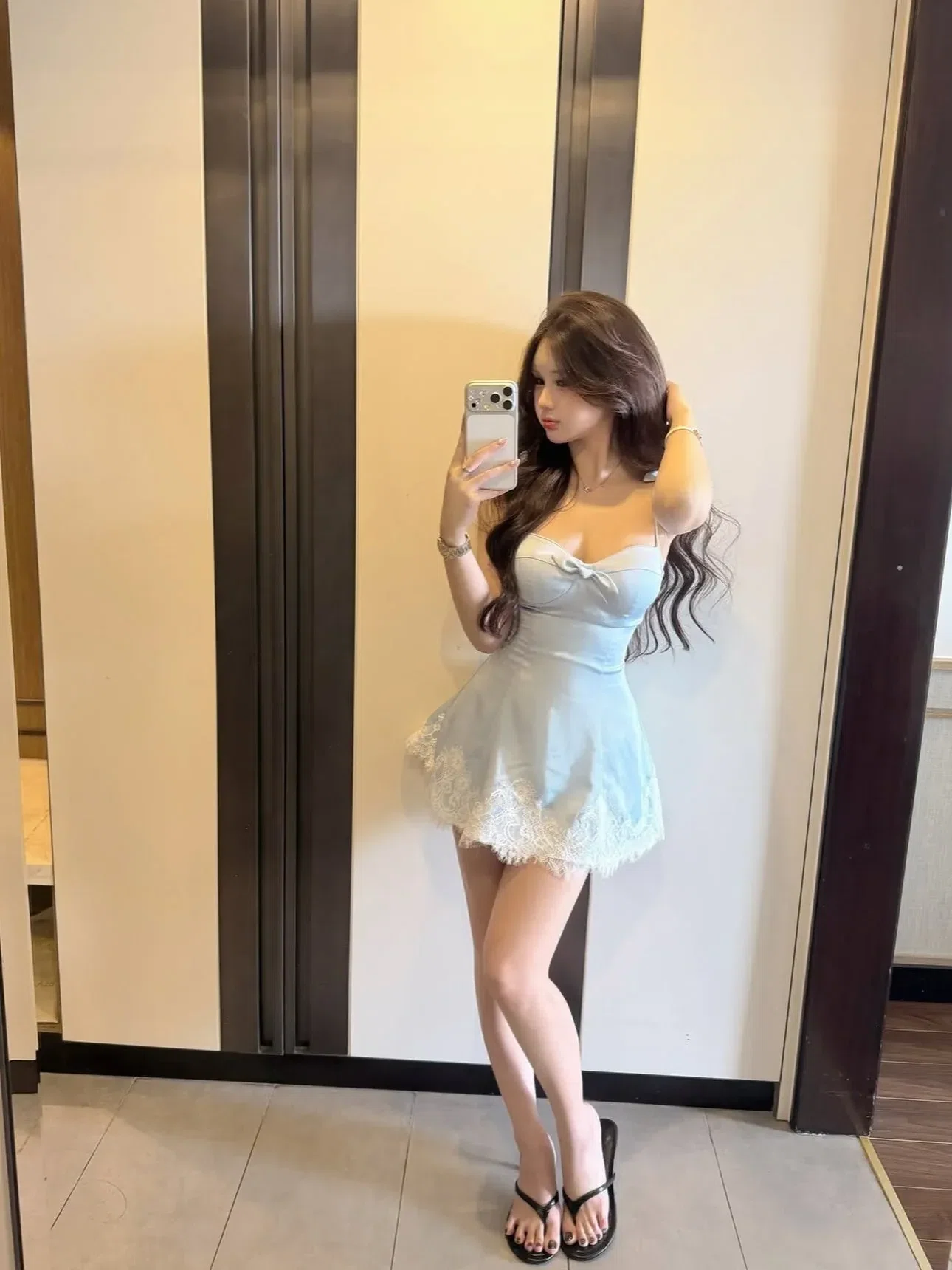 Amelie V657 - 675 Hecate Váy lụa xanh 7