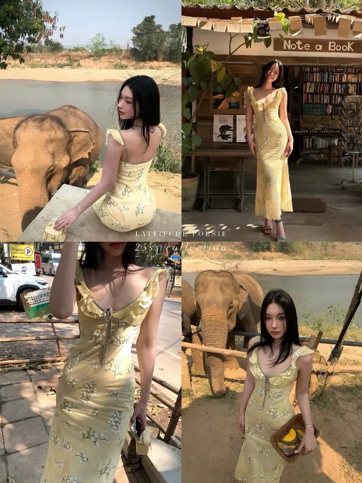 ĐẦM HOA VÀNG Size S,M 3
