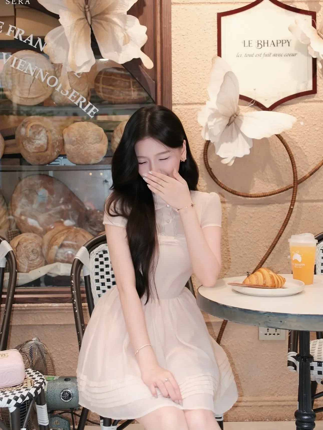 Será V632 Lucia Váy cổ sen 6