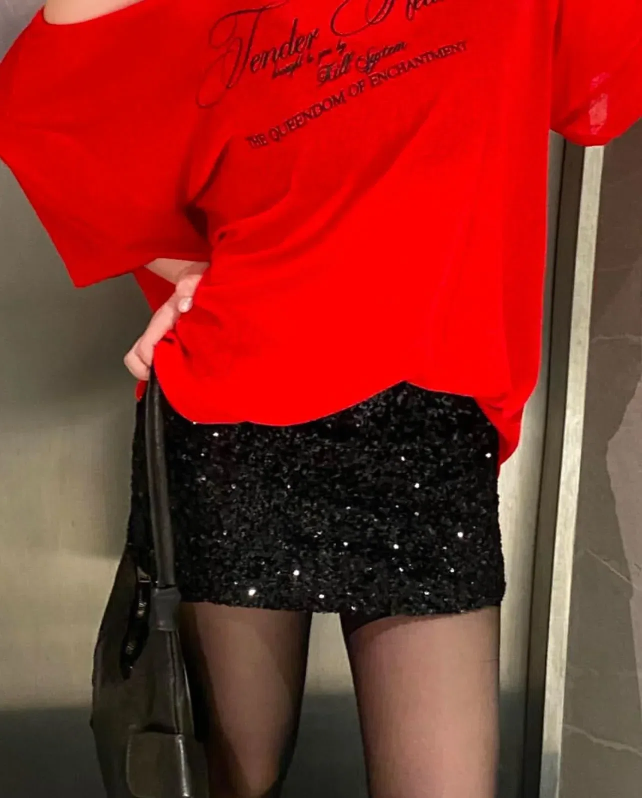 Em chân váy bling lấp la lấp lánh cực mê💯 5