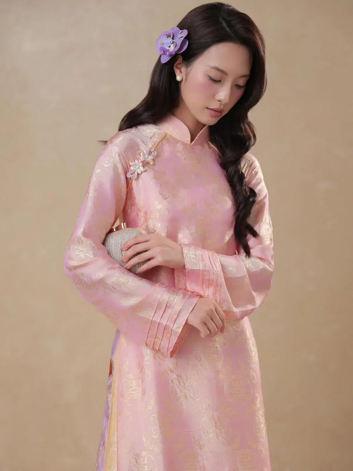 Áo dài Mộng Uyển - size M fit M, L 17