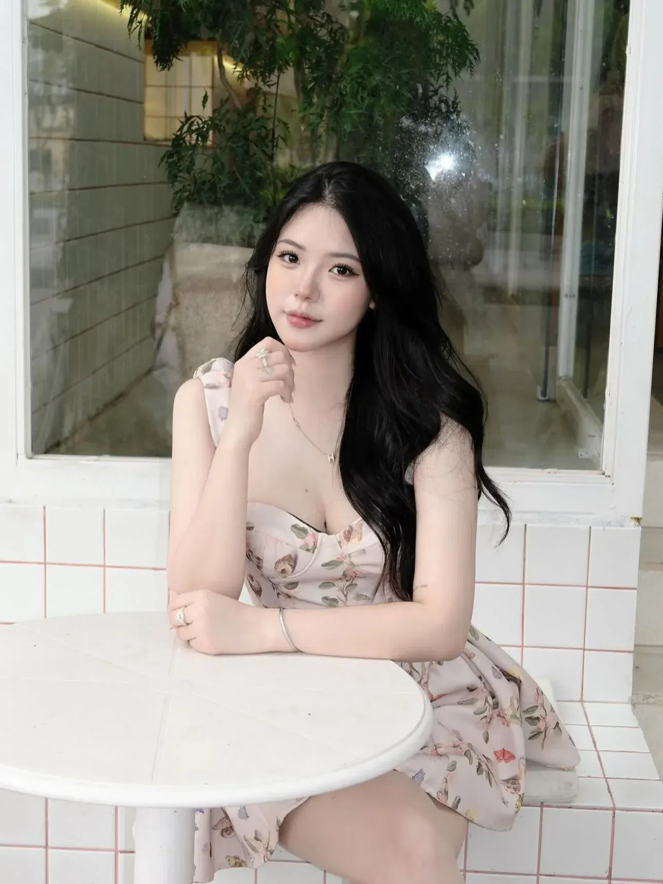 Đầm hoa nhún bồng Tbb 2