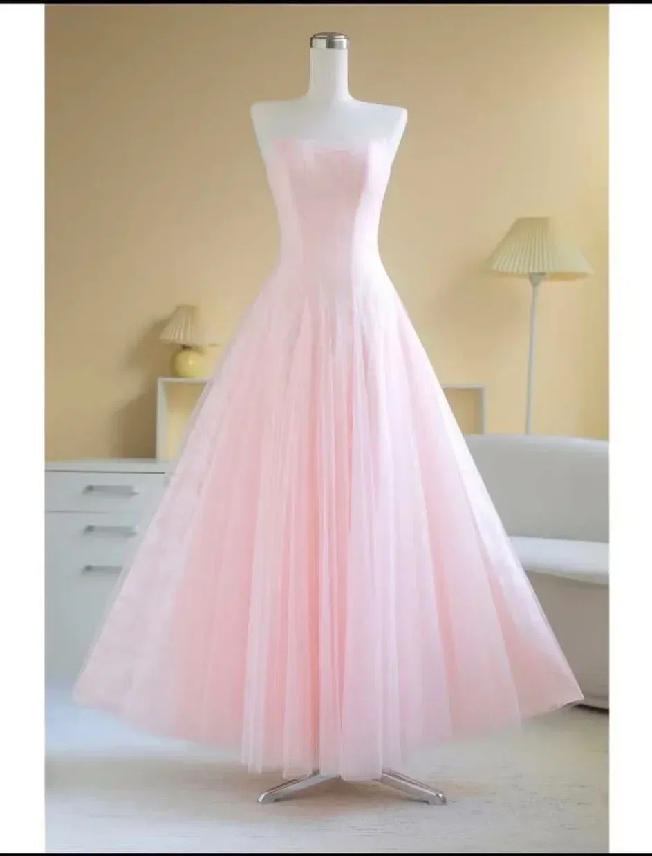 Vintage Dasha Dress - size L (màu hồng, xanh) 18