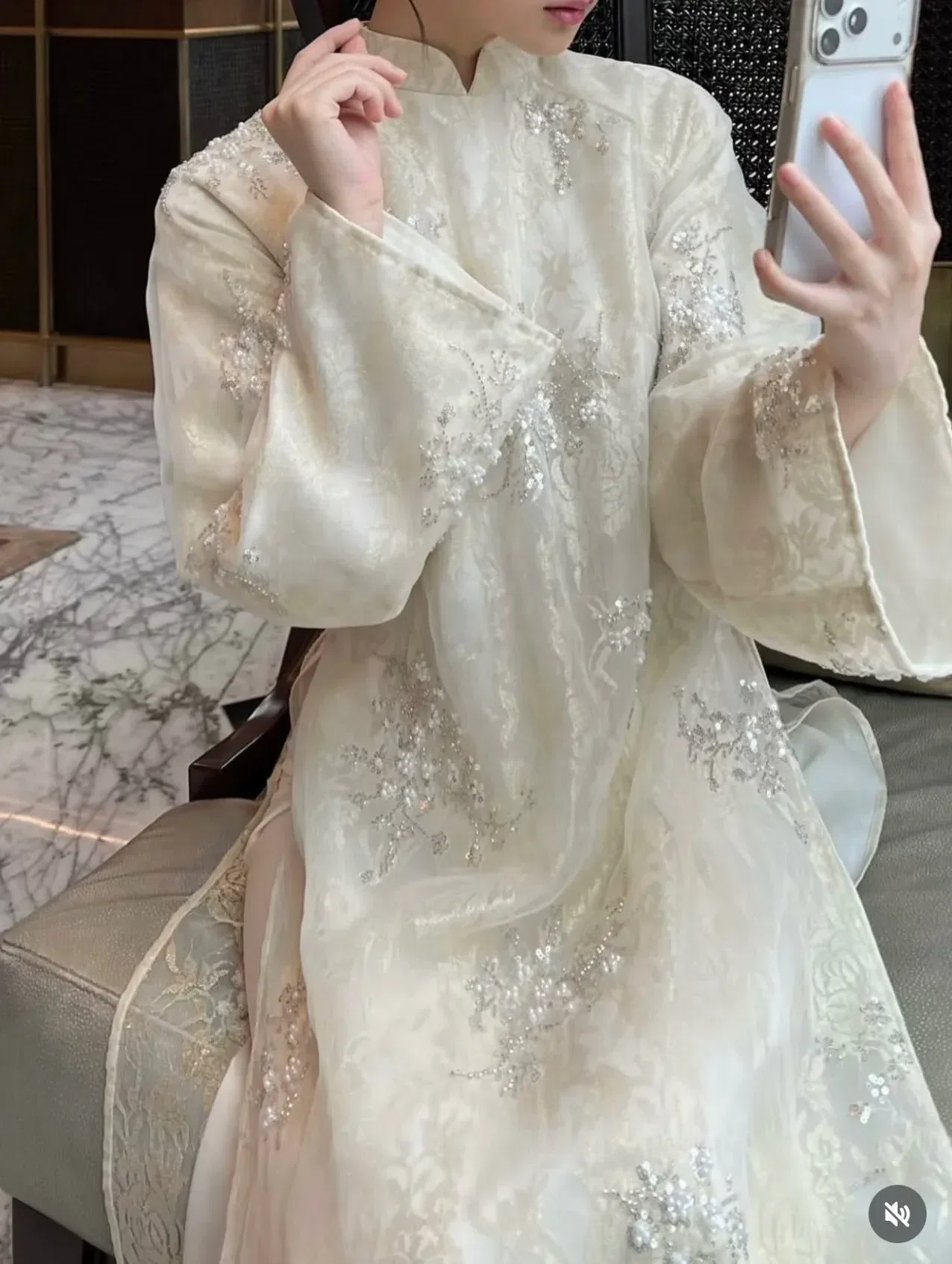 Áo dài Ivory | Hiin design 3