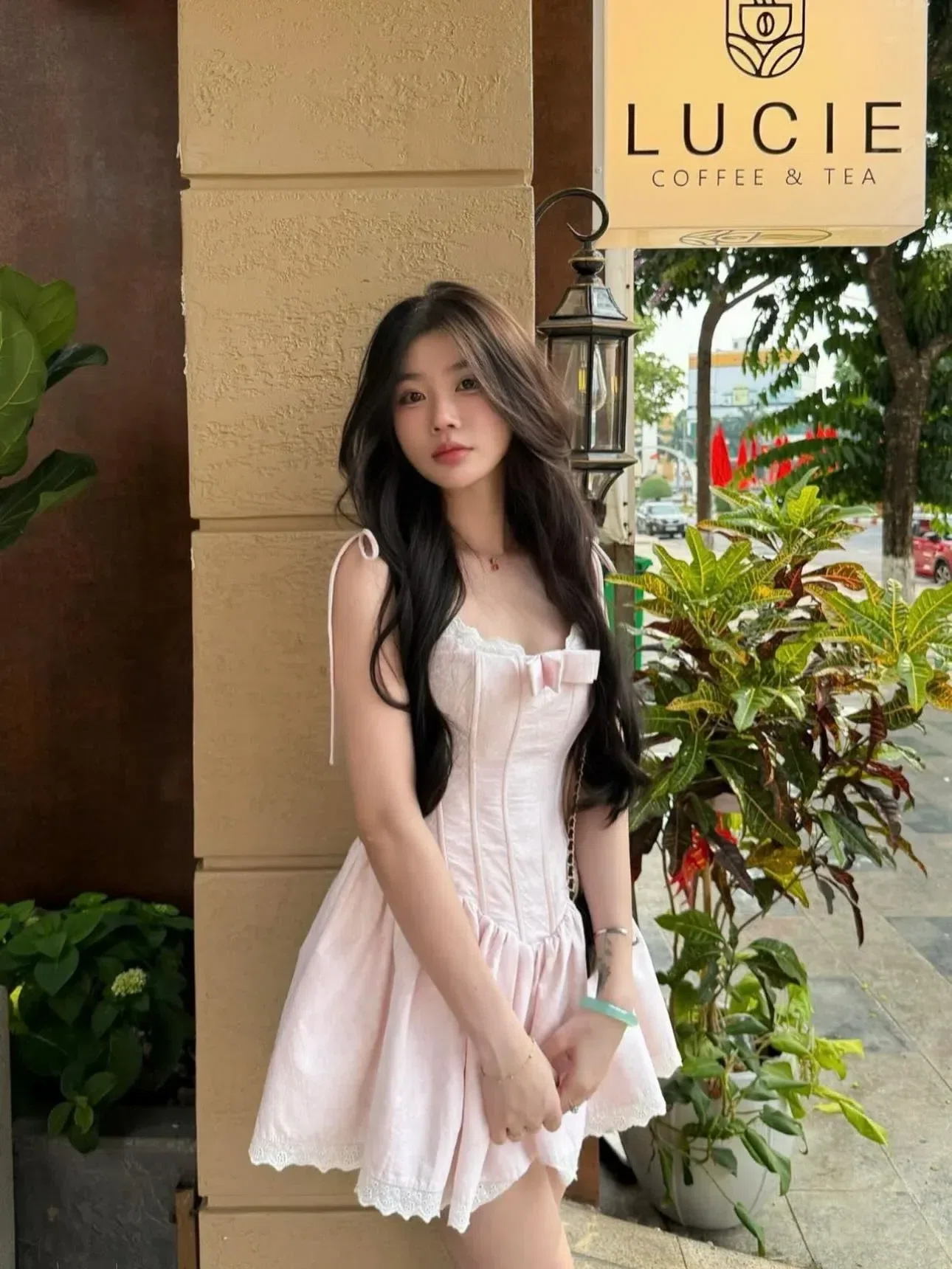 Váy hoa hồng babii 🎀 2