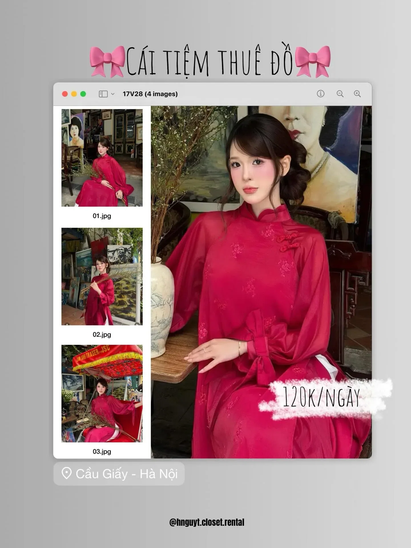 Cheap moment with WynAnh's dress 1