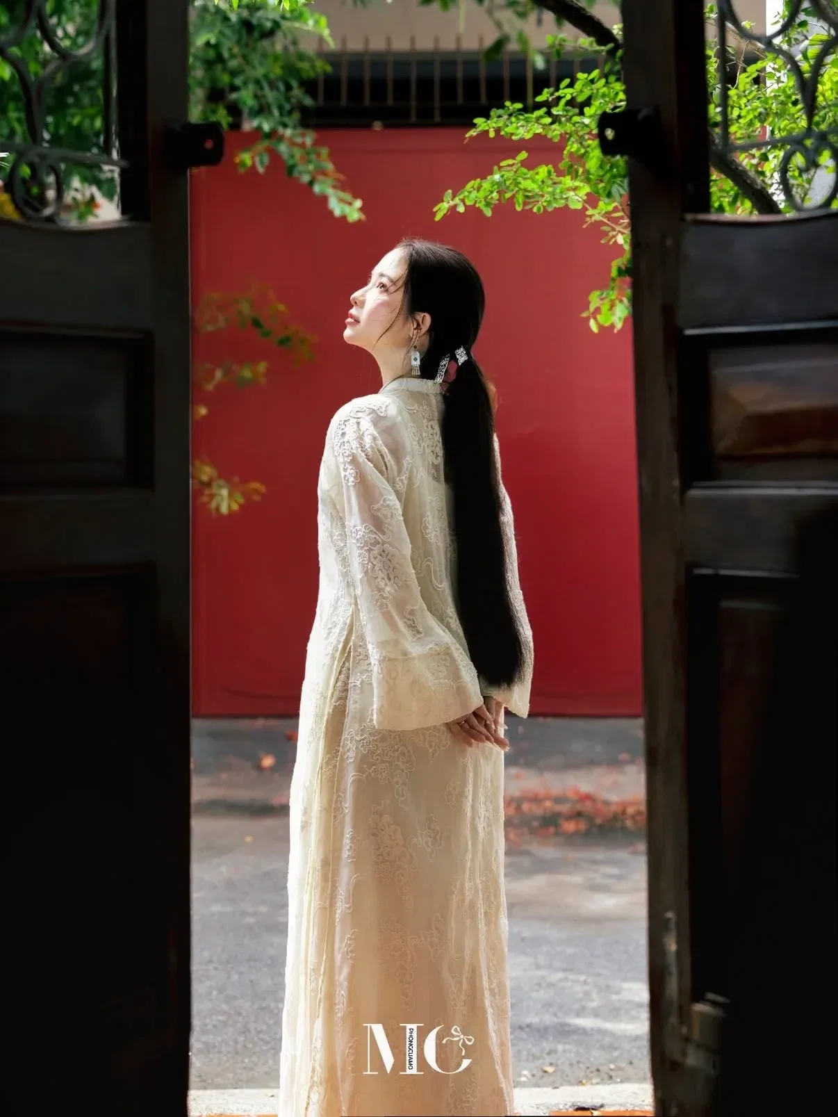 Áo dài Kiều Khổng - size L 4