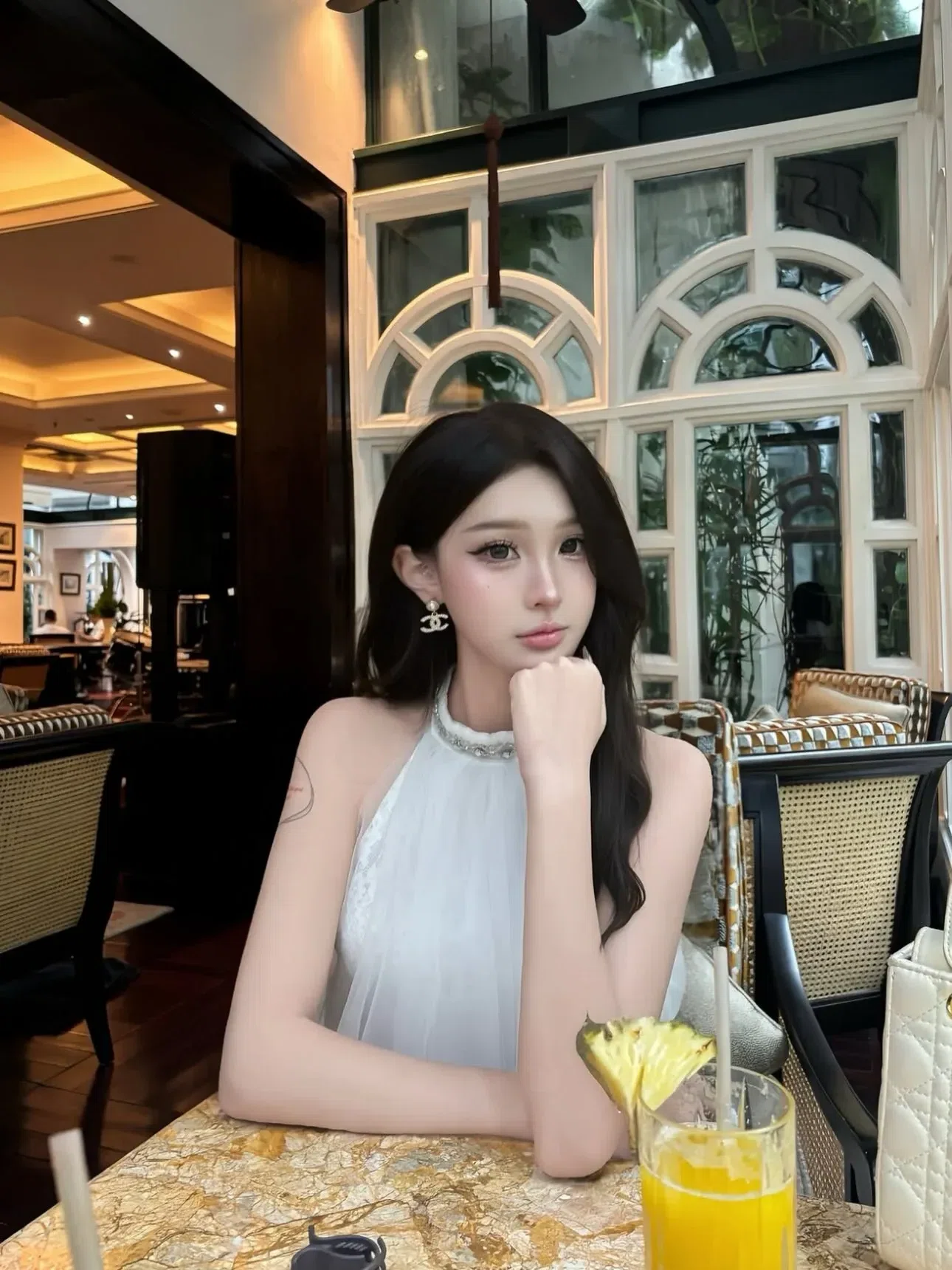 Váy yếm cổ đá size S 4