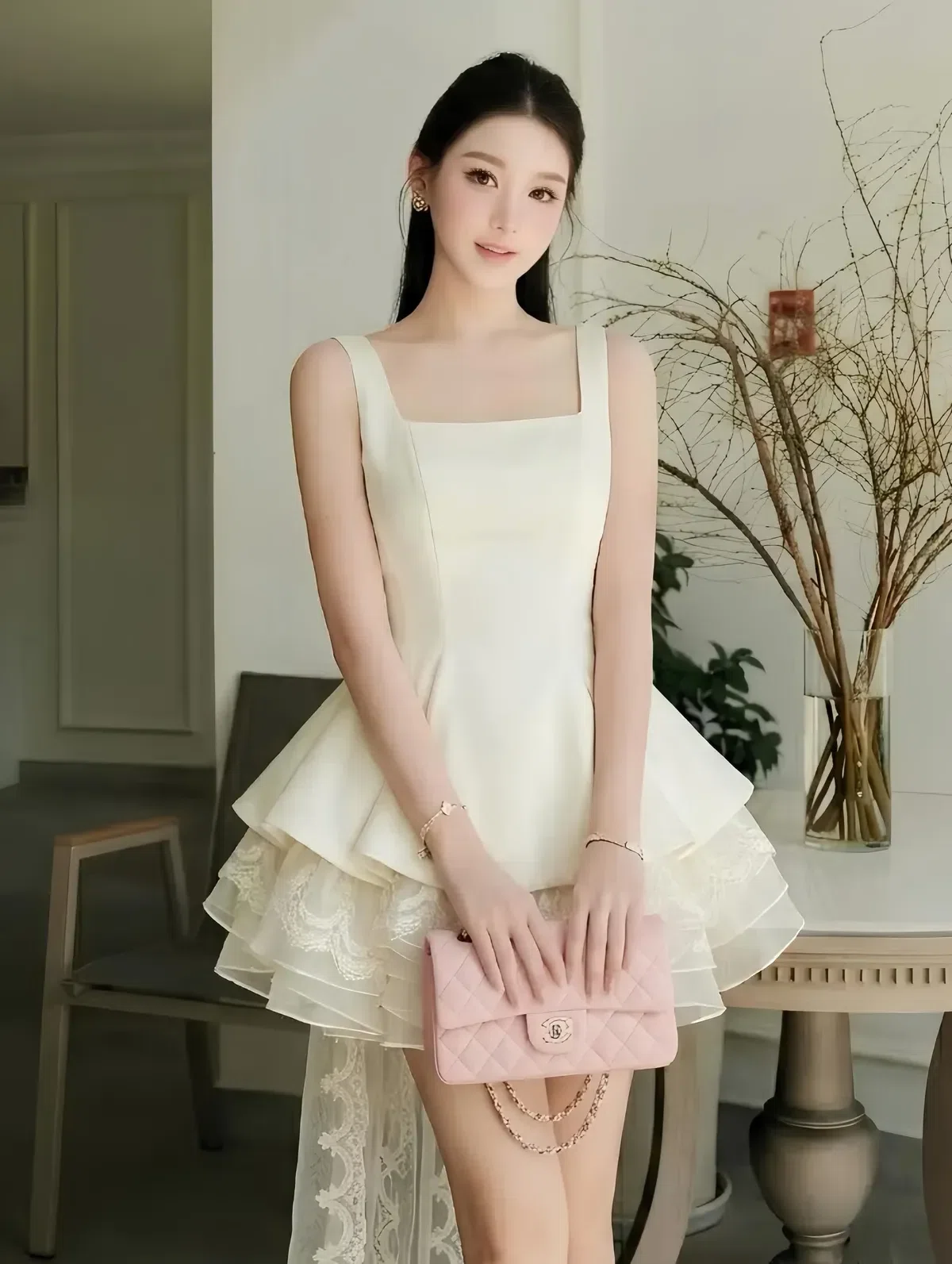 váy trắng 4