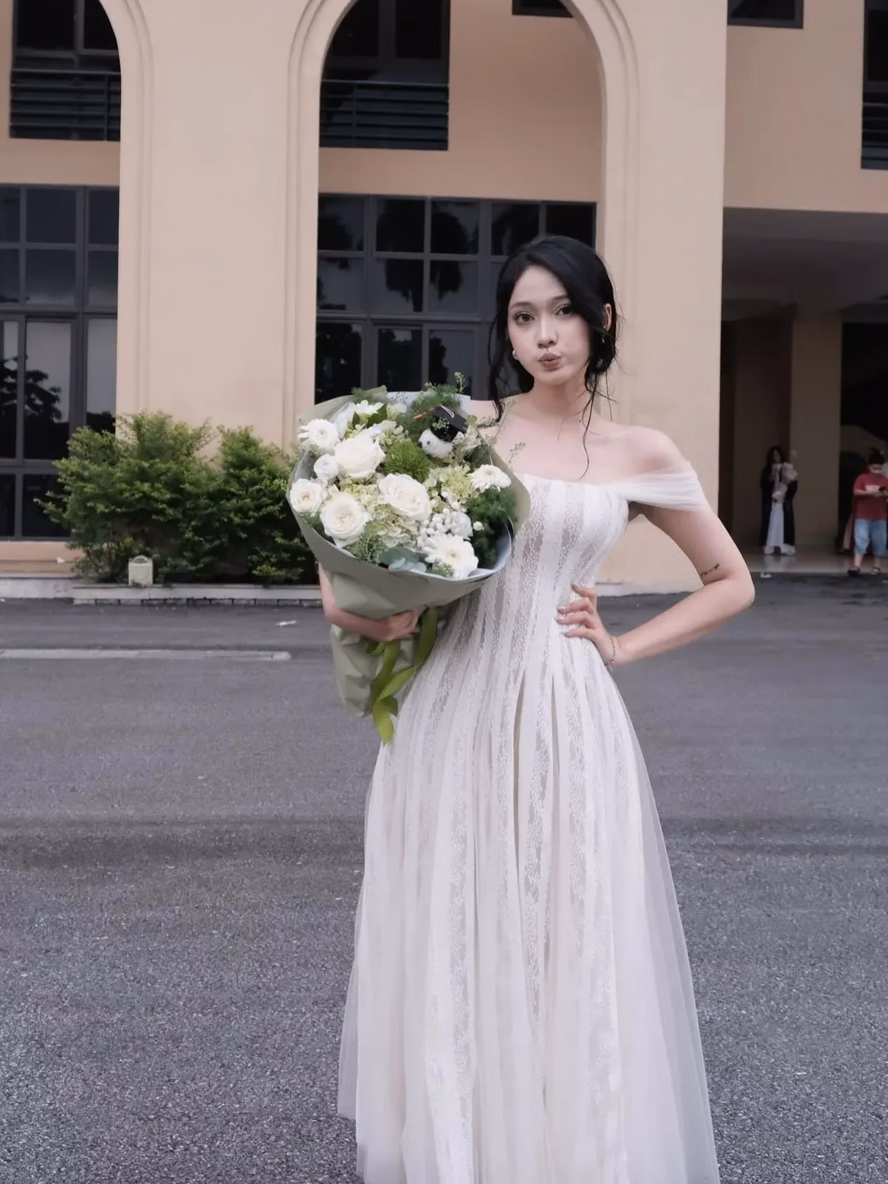 Sò Vintage @sovintage_house V586 CICELA Đầm ren trễ vai 2