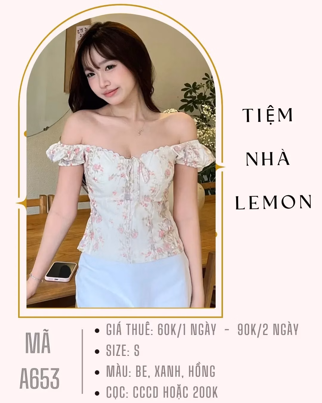 Tiemnhalemon #thuedogiare #thuedothanhhoa #chothuevaychupanh #thuevaychupanh 1