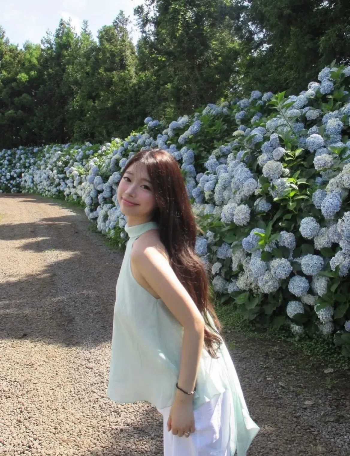 Áo yến xanh tiffany Size S 4