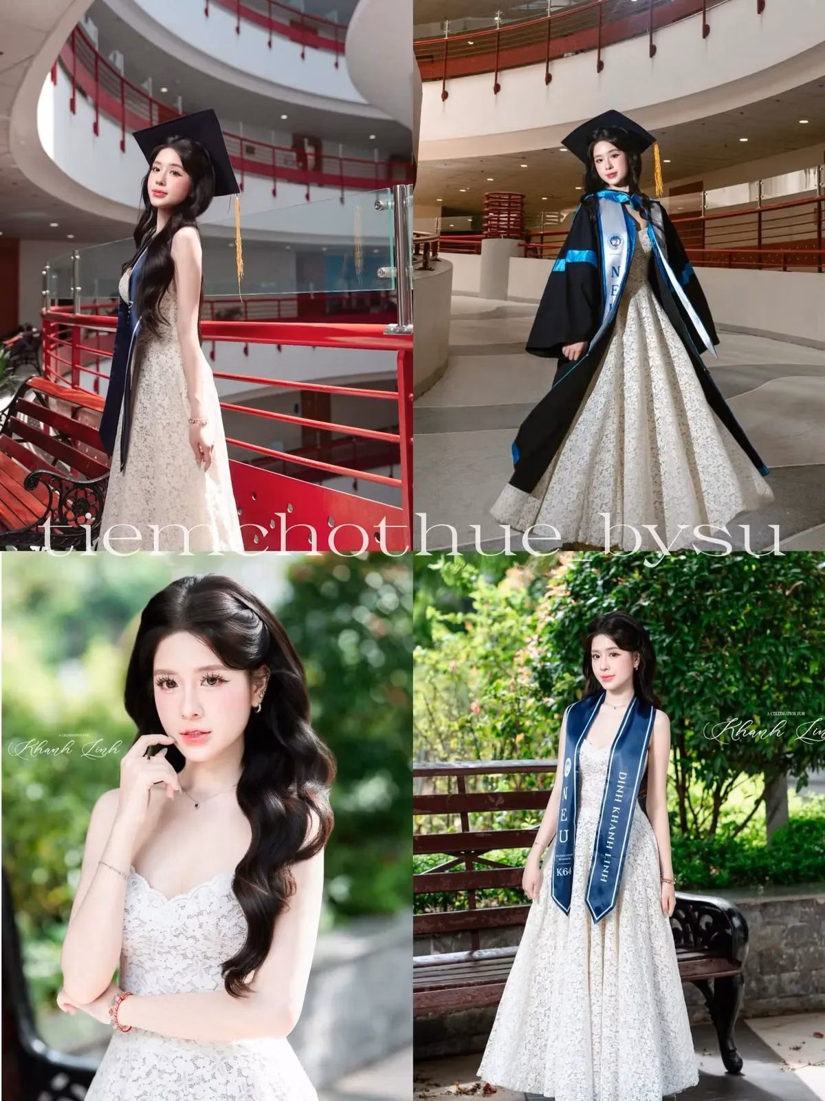 Sò Vintage House V487 AULERA đầm ren hoa đính kết 6