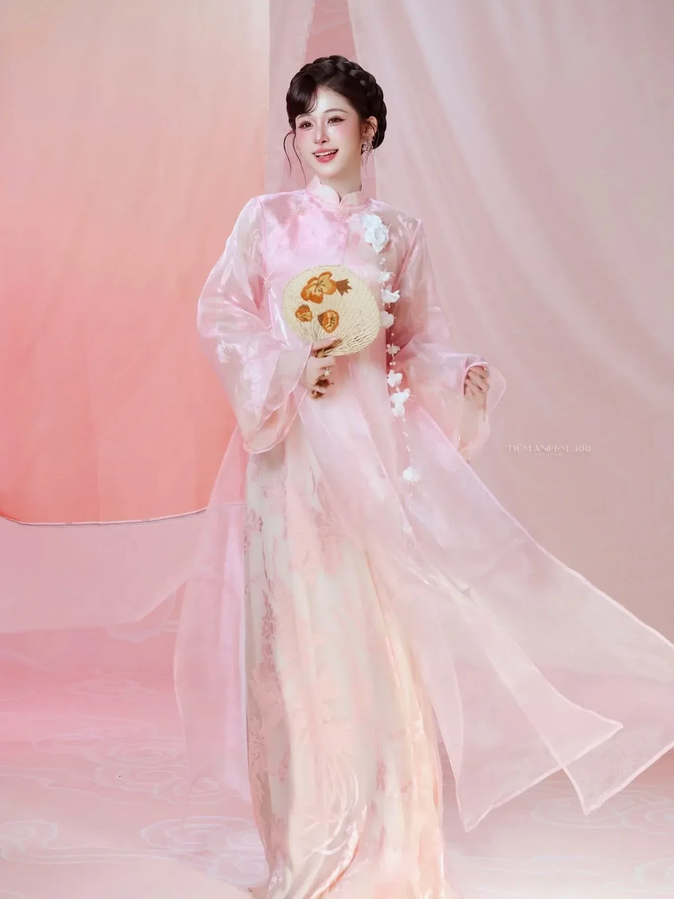 Áo dài VŨ HOA PHẤN size M fit S,M 5