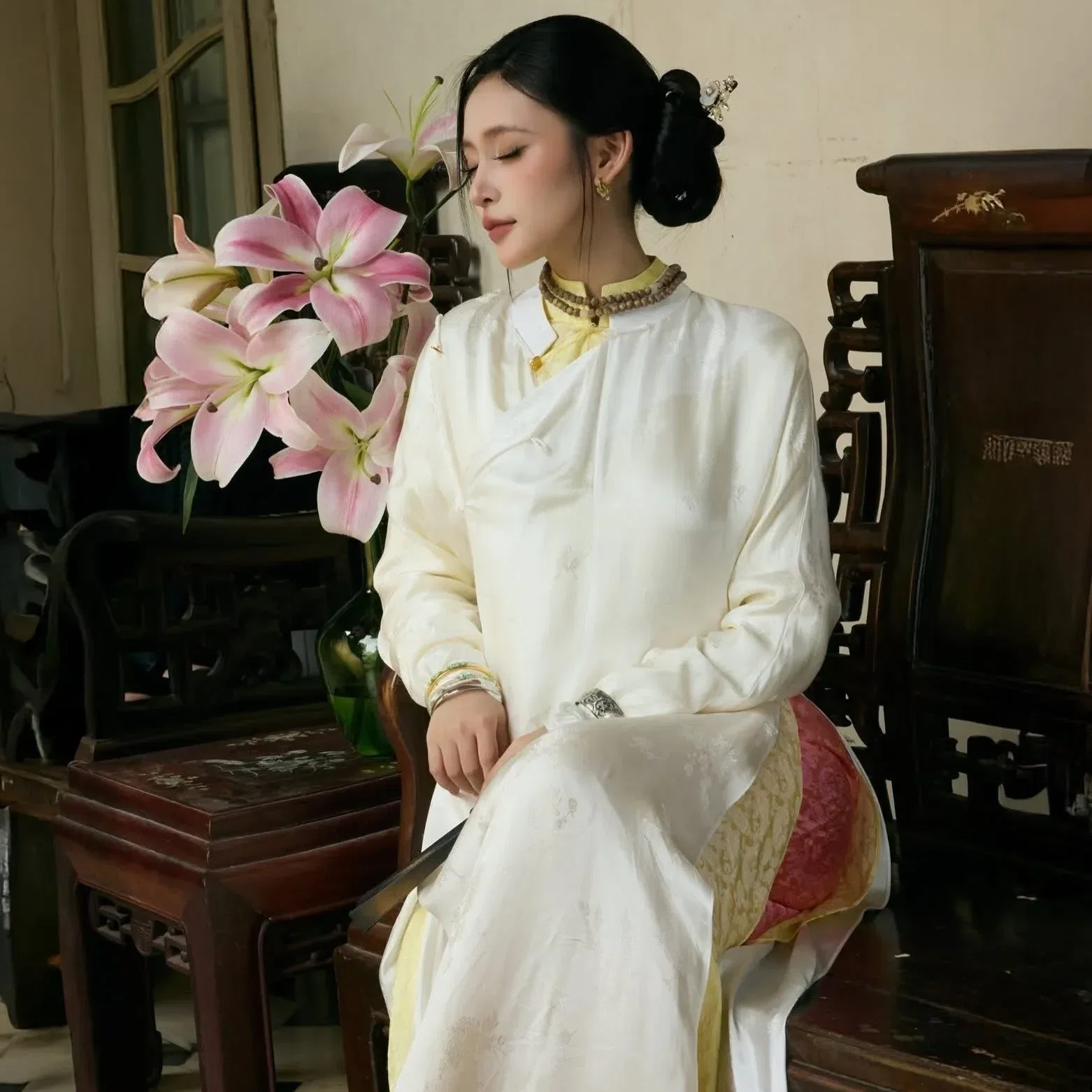 áo dài Nghi giao 4