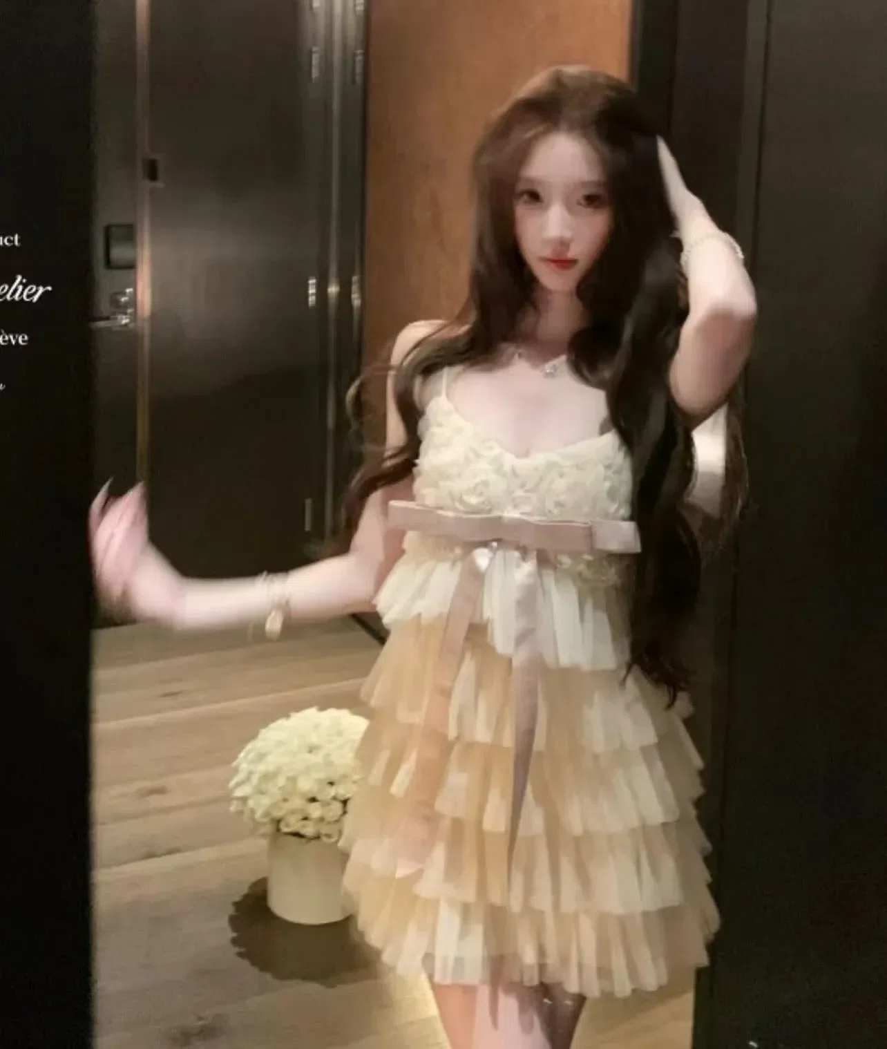 VÁY 2s DÁNG NGẮN XẾP TẦNG 4