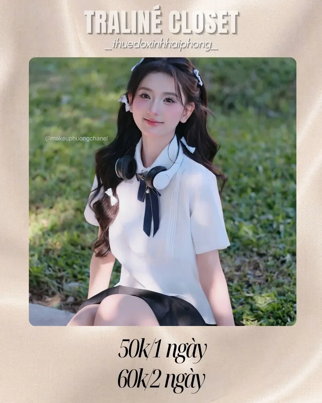 Áo sơ mi kỉ íu kèm nơ cài áo/nơ thắt dây/cà vạt đỏ 1