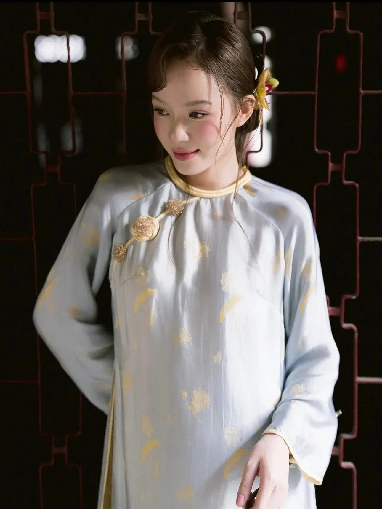 ÁO DÀI LAM size M 4