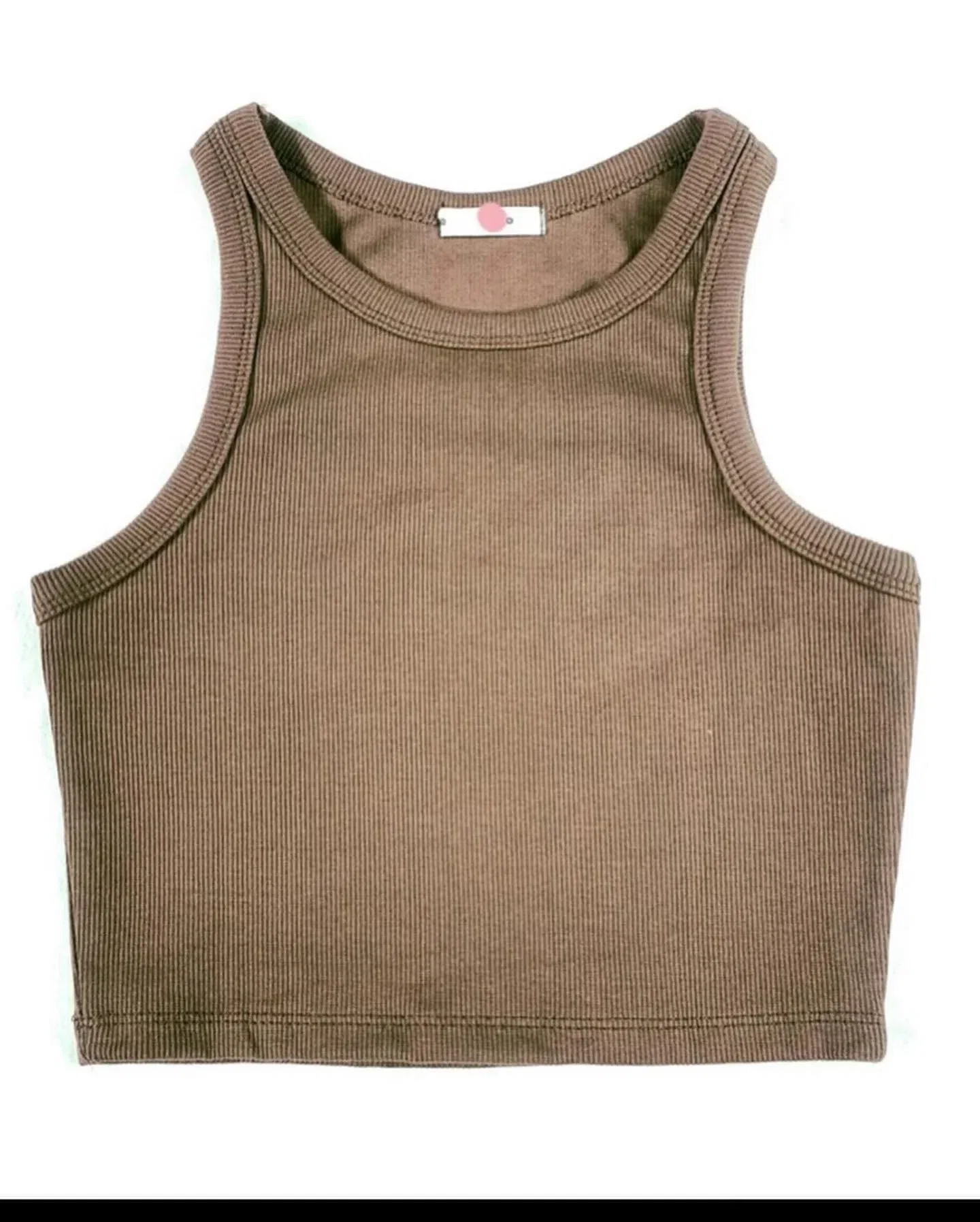 Áo ba lỗ nữ basic (39-52kg) 2 màu xám / nâu 2