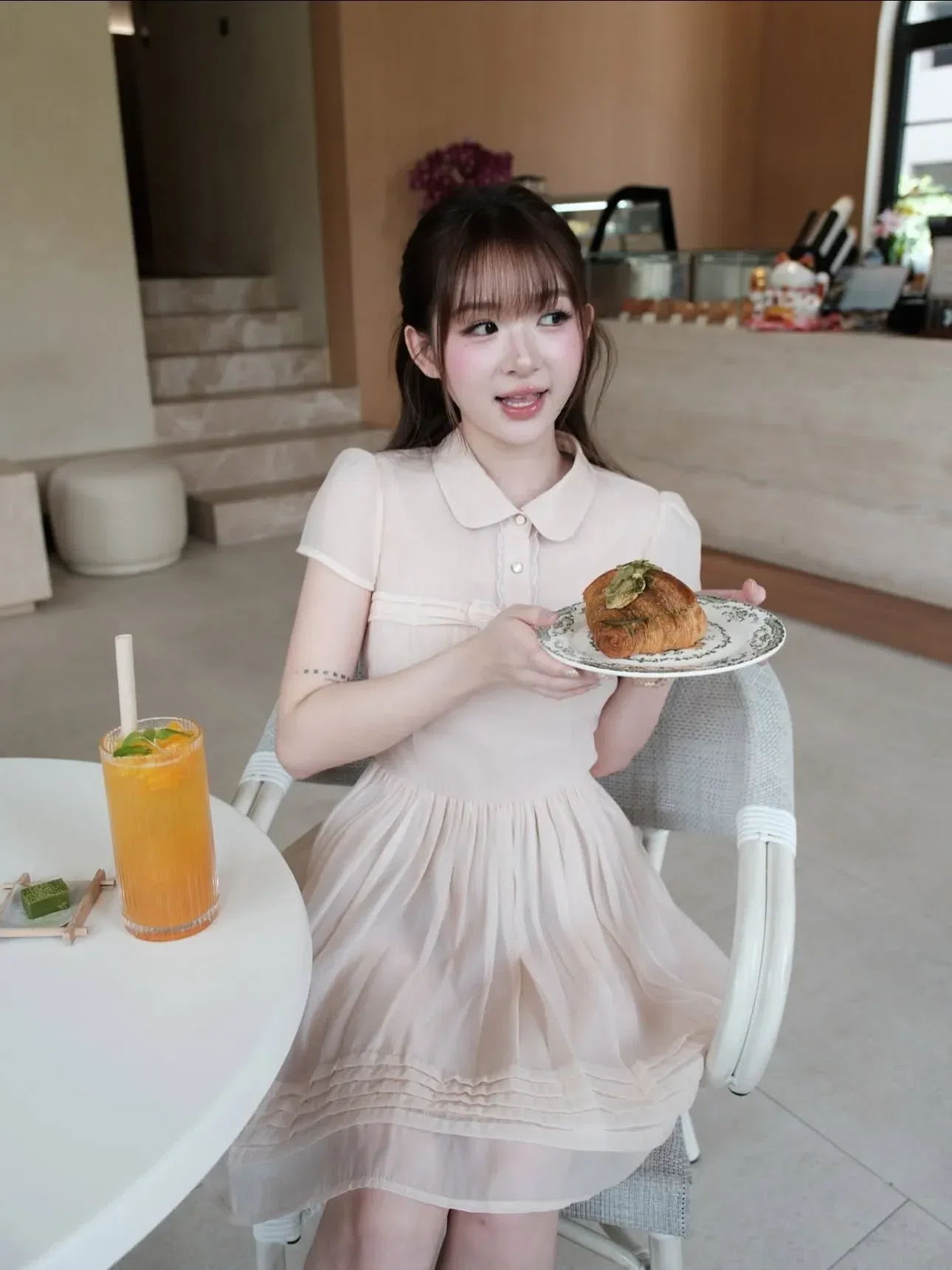 Será Váy cổ sen 8