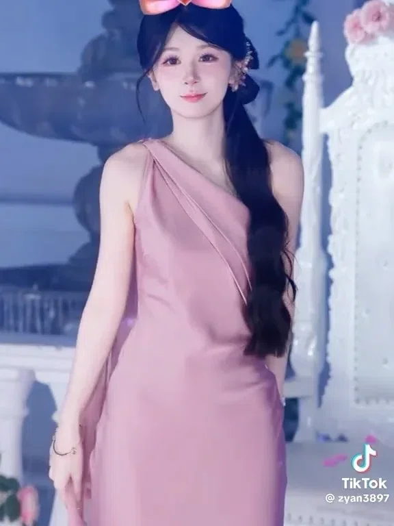@jolie.loft ~ SIZE S V596 Violet Dress Váy lụa hồng Jolieloft 5
