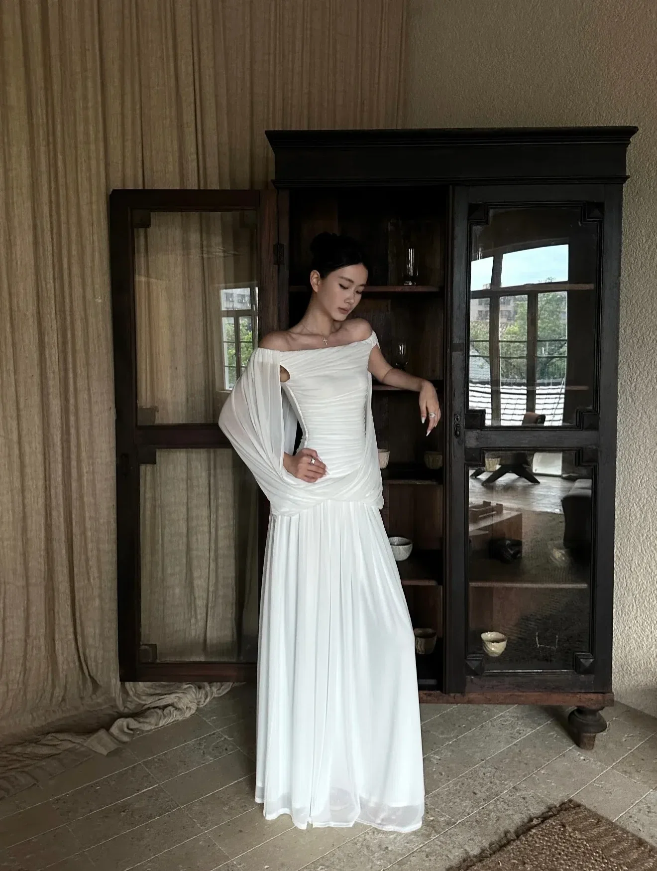 Ivory dress DT0063 3
