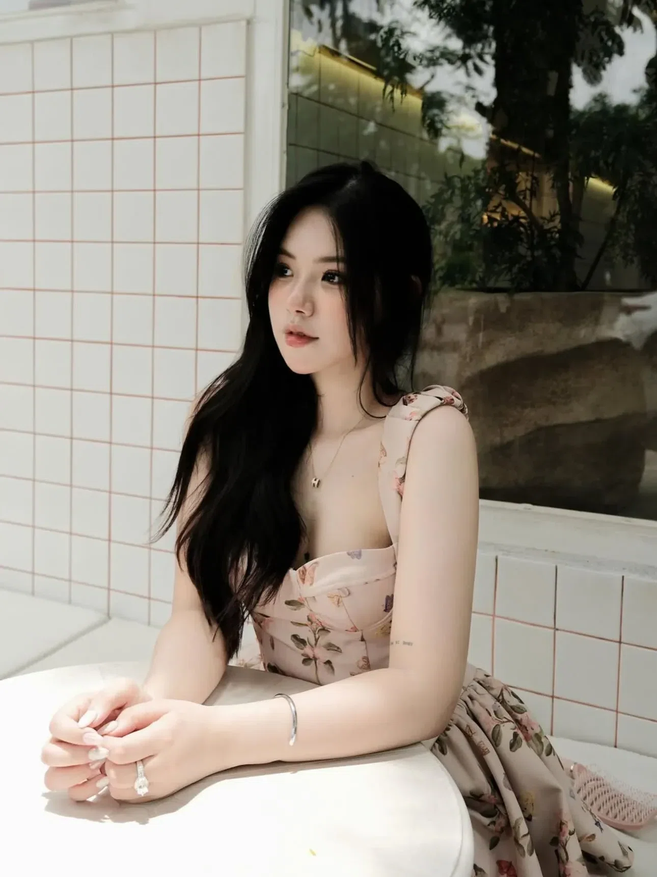 Đầm hoa nhún bồng Tbb 4