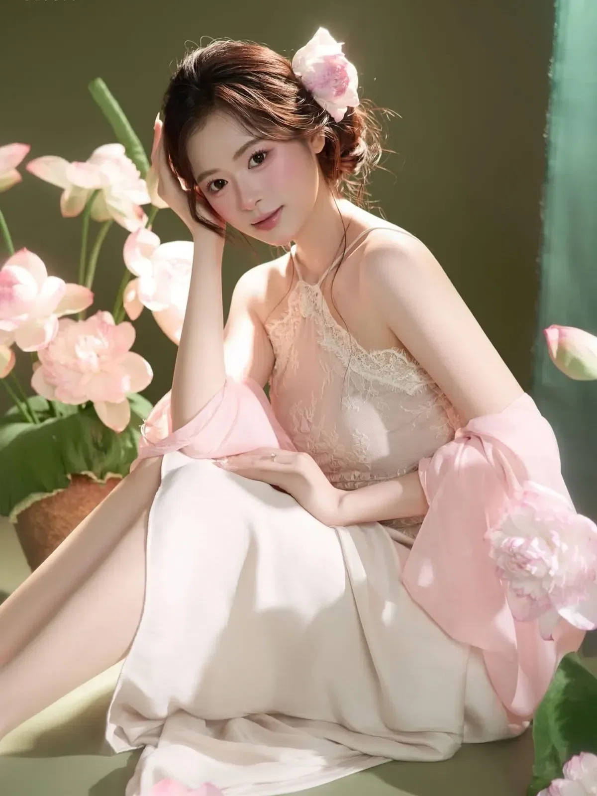 V537 Maxi yếm ren 7
