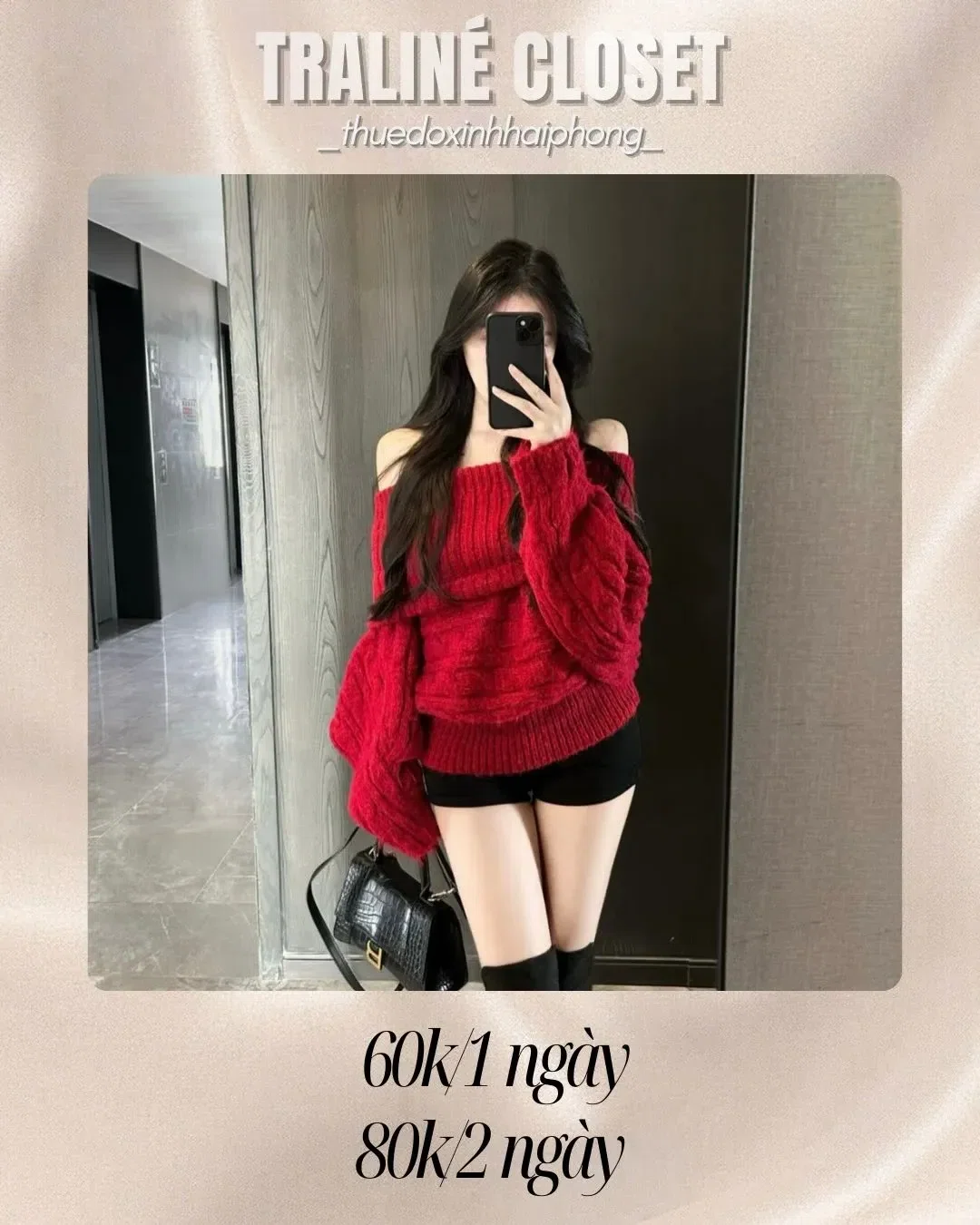Diện đồ đỏ đón tết thui cả nhà 1