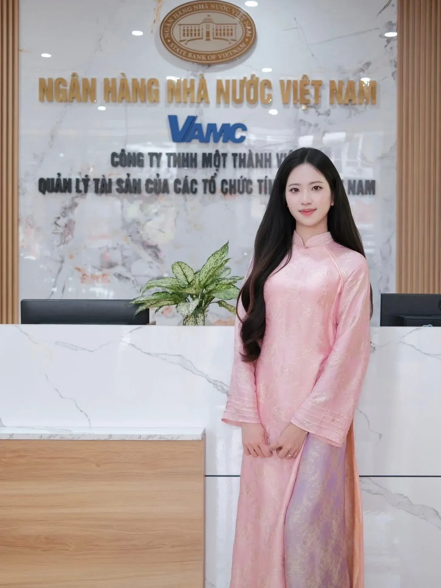 Áo dài Mộng Uyển - size M fit M, L 19