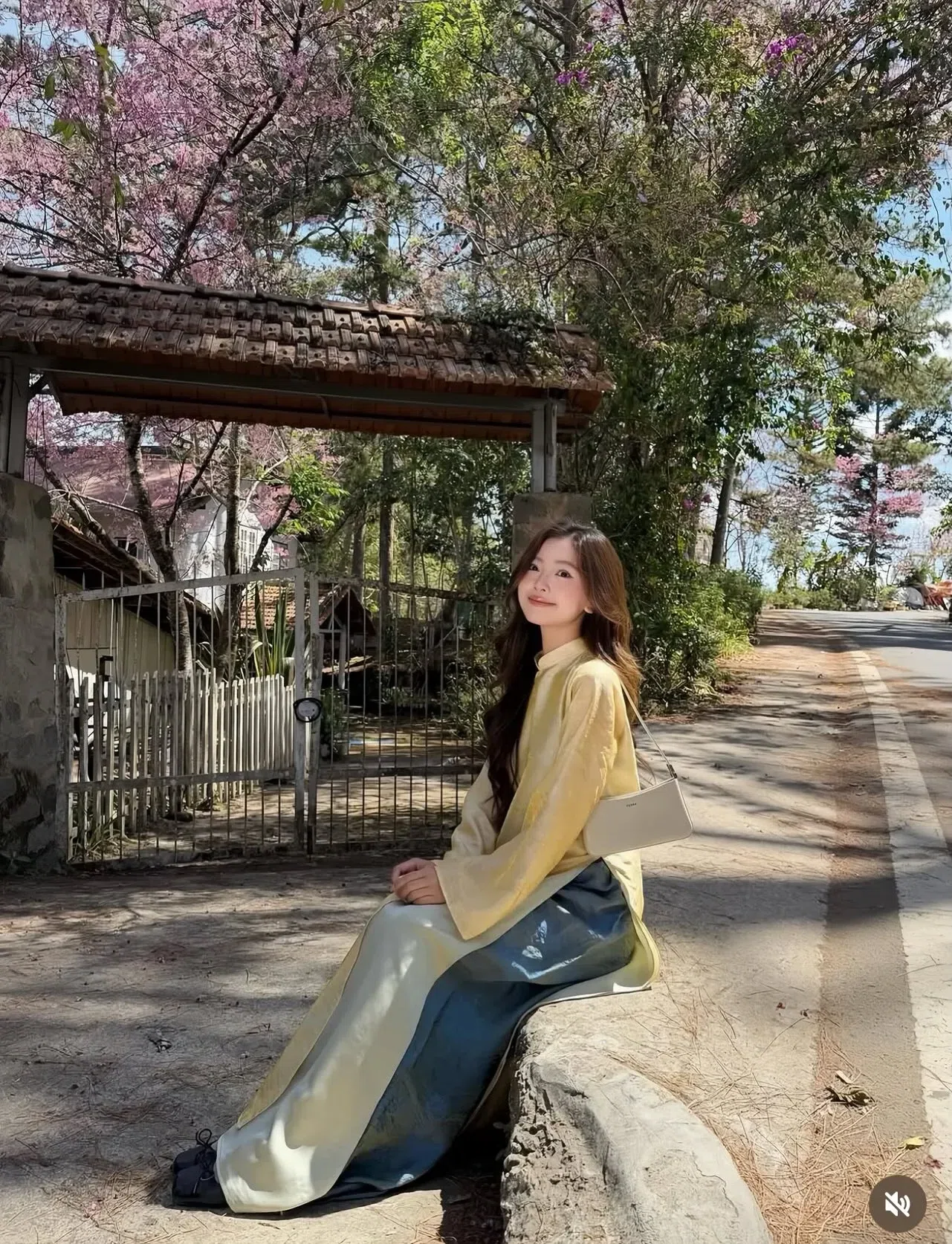 Wepretty - Áo dài TẰM size S 2