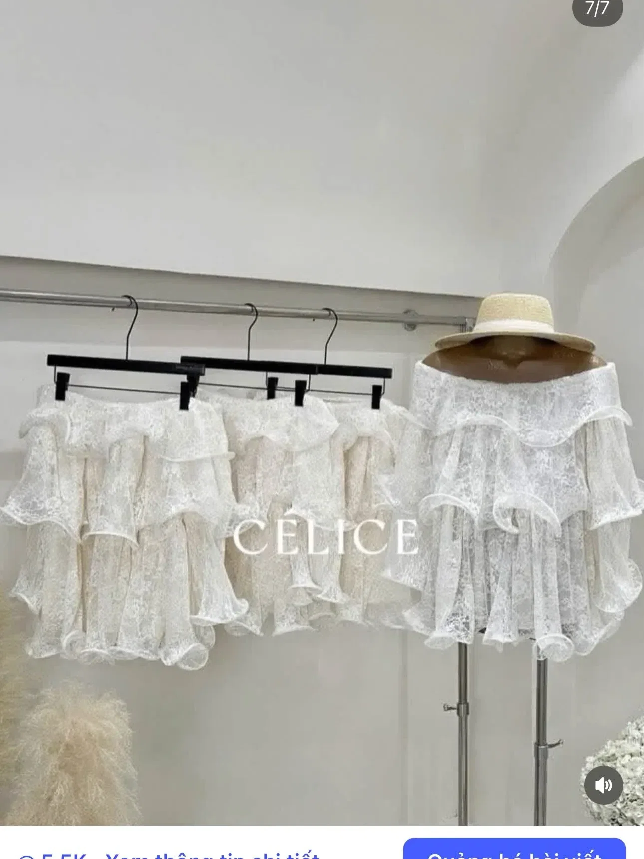 Celice V611 Áo trễ vai celice (K kèm QUẦN) 5