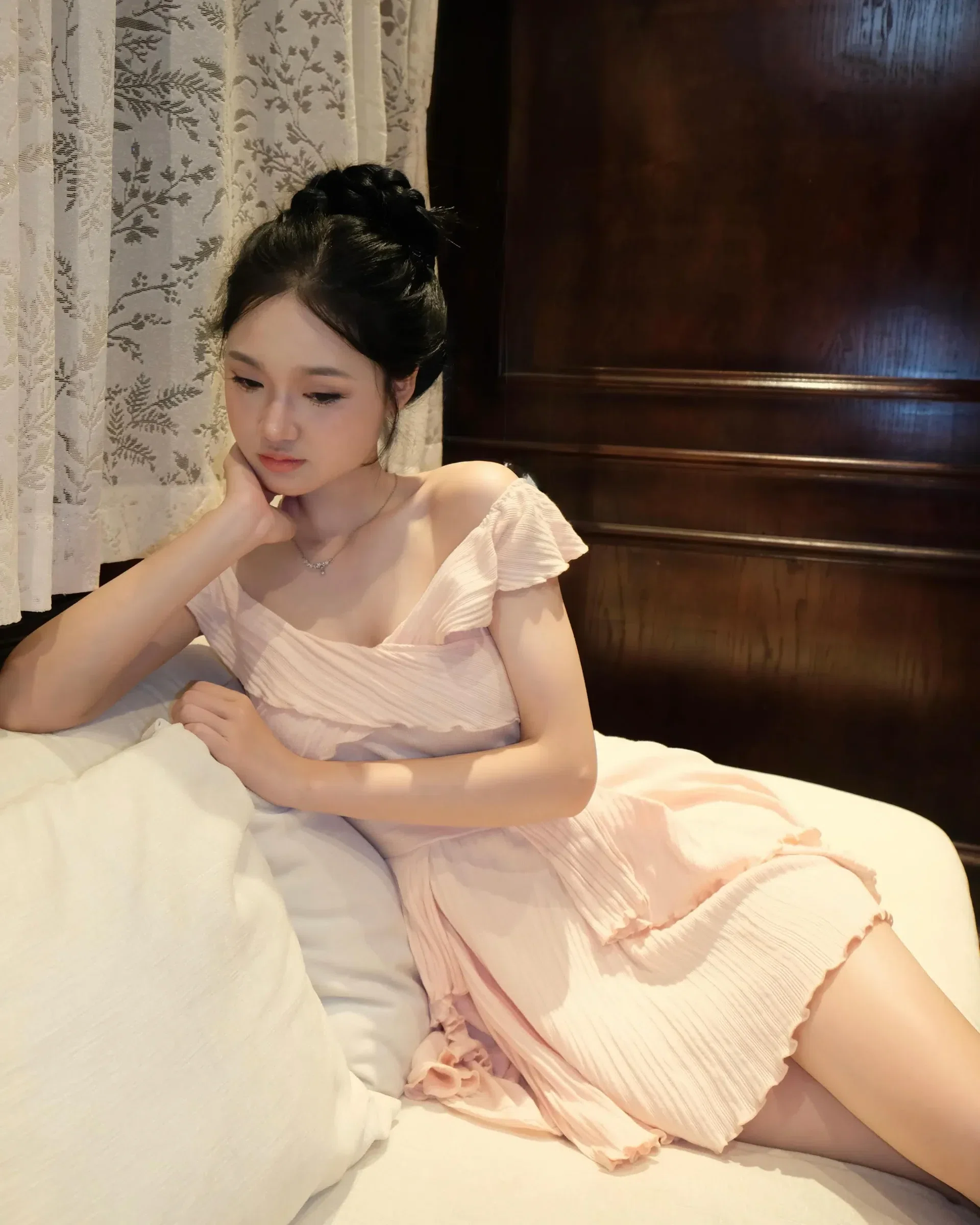 Váy trễ vai bèo dáng xoè 4