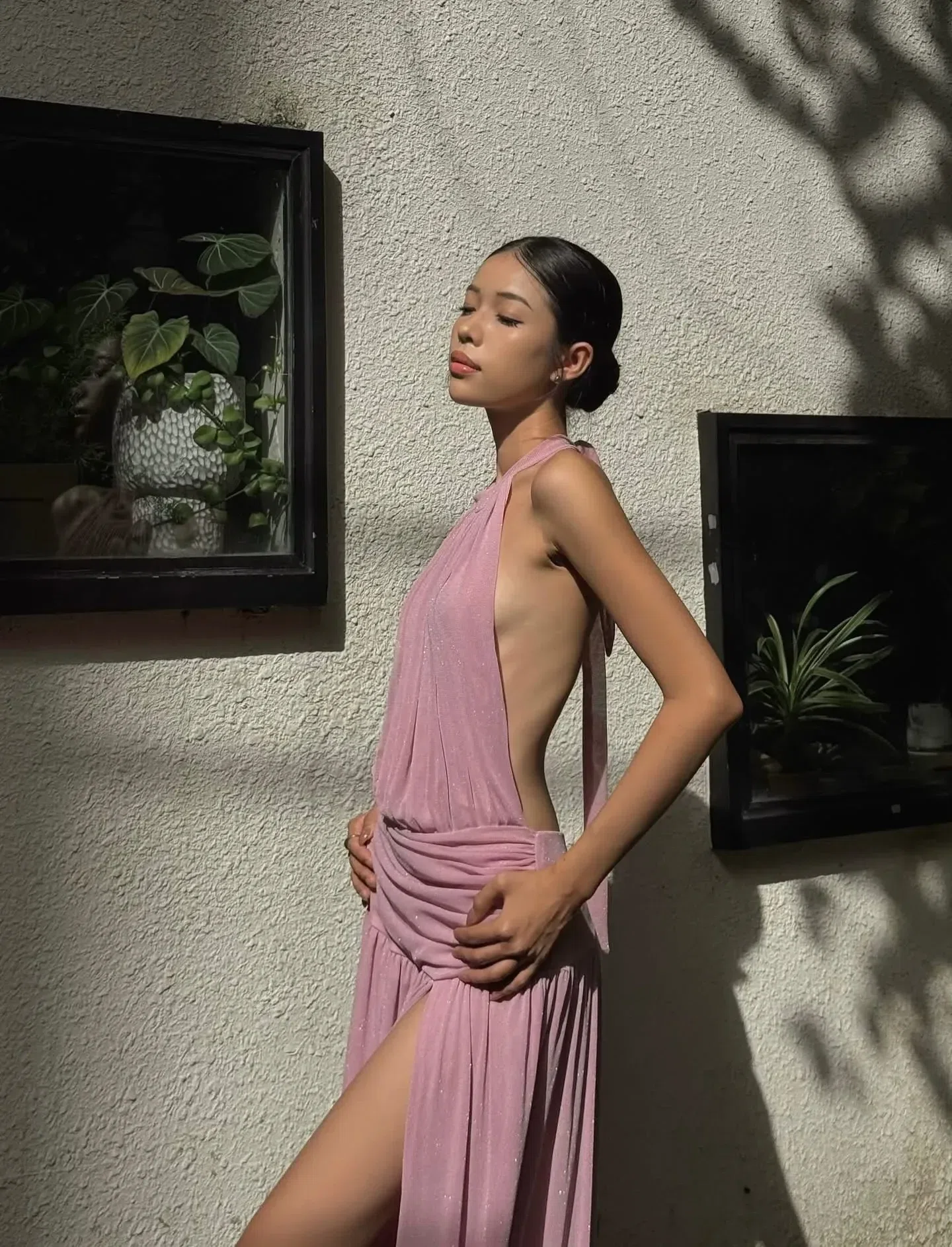 Amoura Dress - size M (màu hồng tím) 13