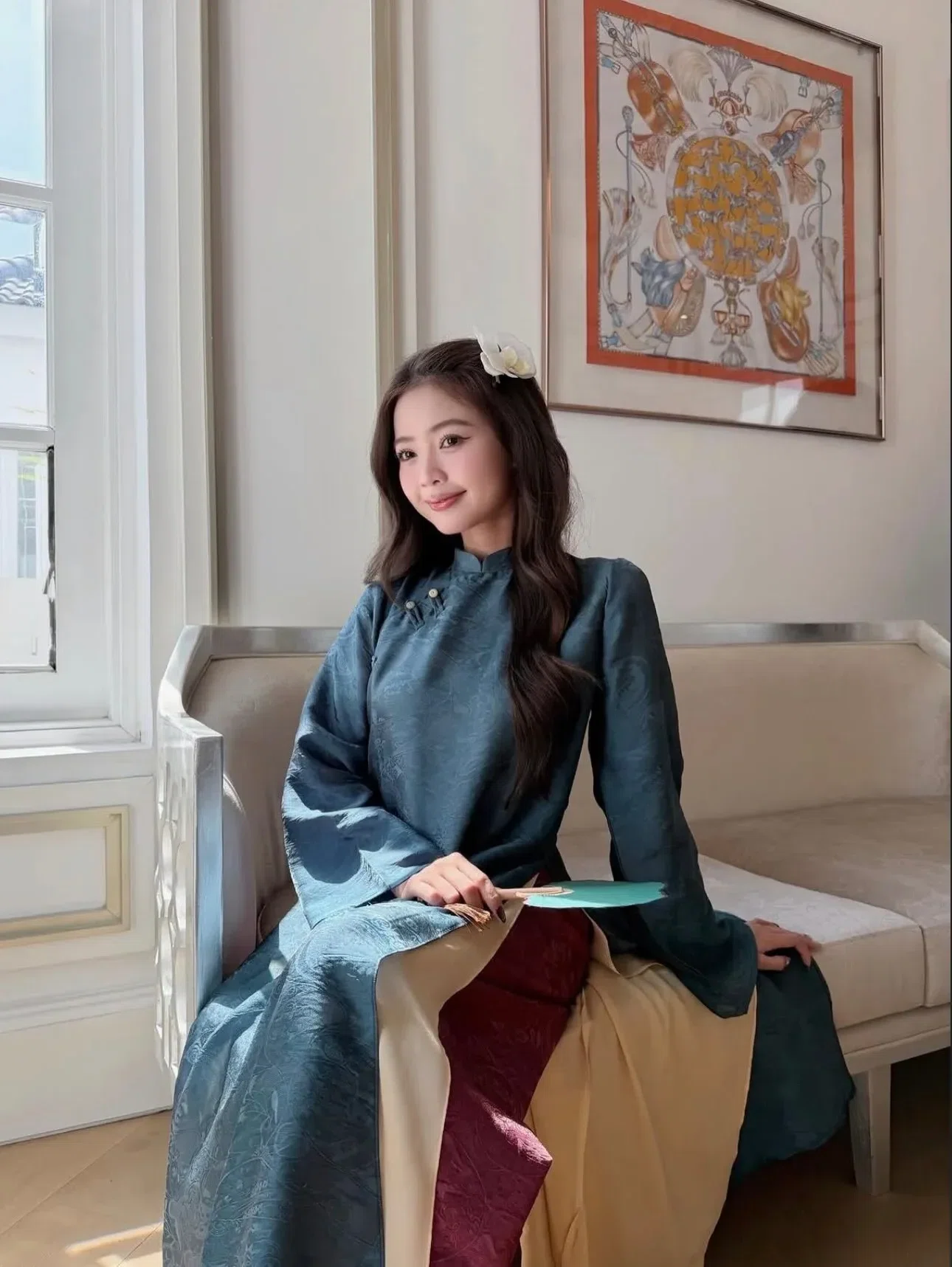 ÁO DÀI TẰM size M 2