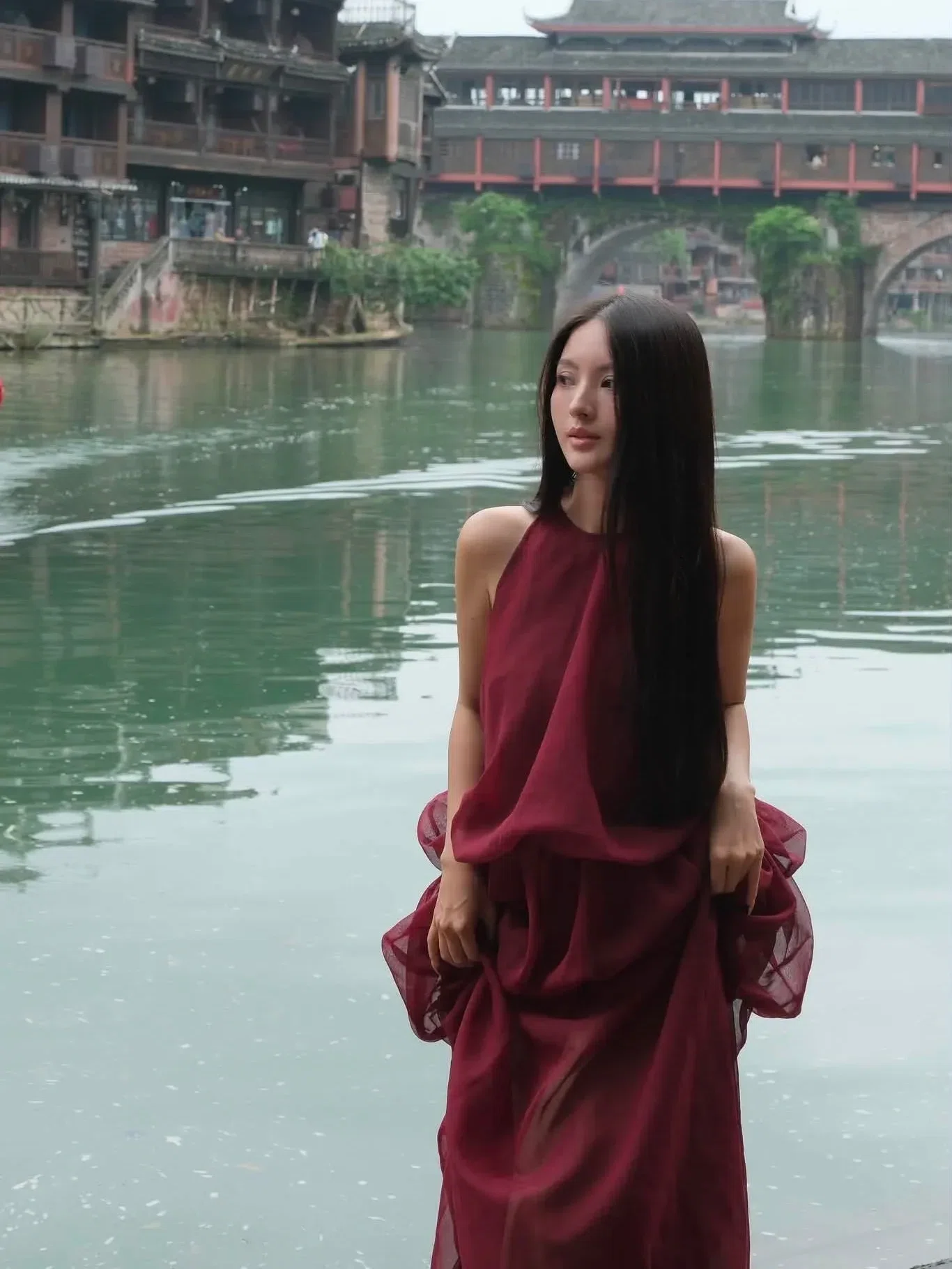 Đầm Bích đỏ - size L (ngực 88-94) 7