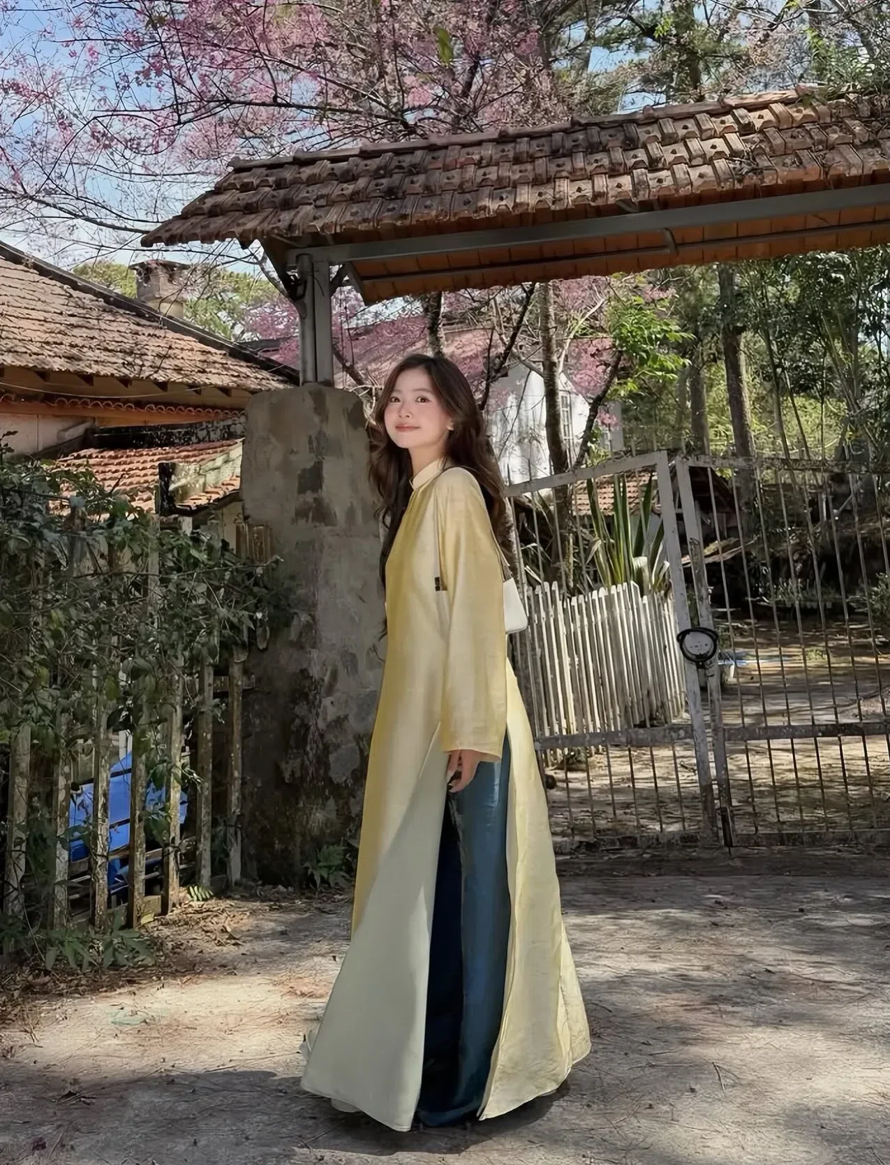 Wepretty - Áo dài TẰM size S 4